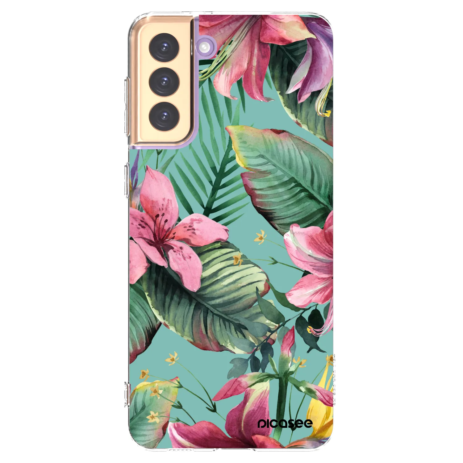 Picasee silikónový prehľadný obal pre Samsung Galaxy S21+ 5G G996F - Hawaii