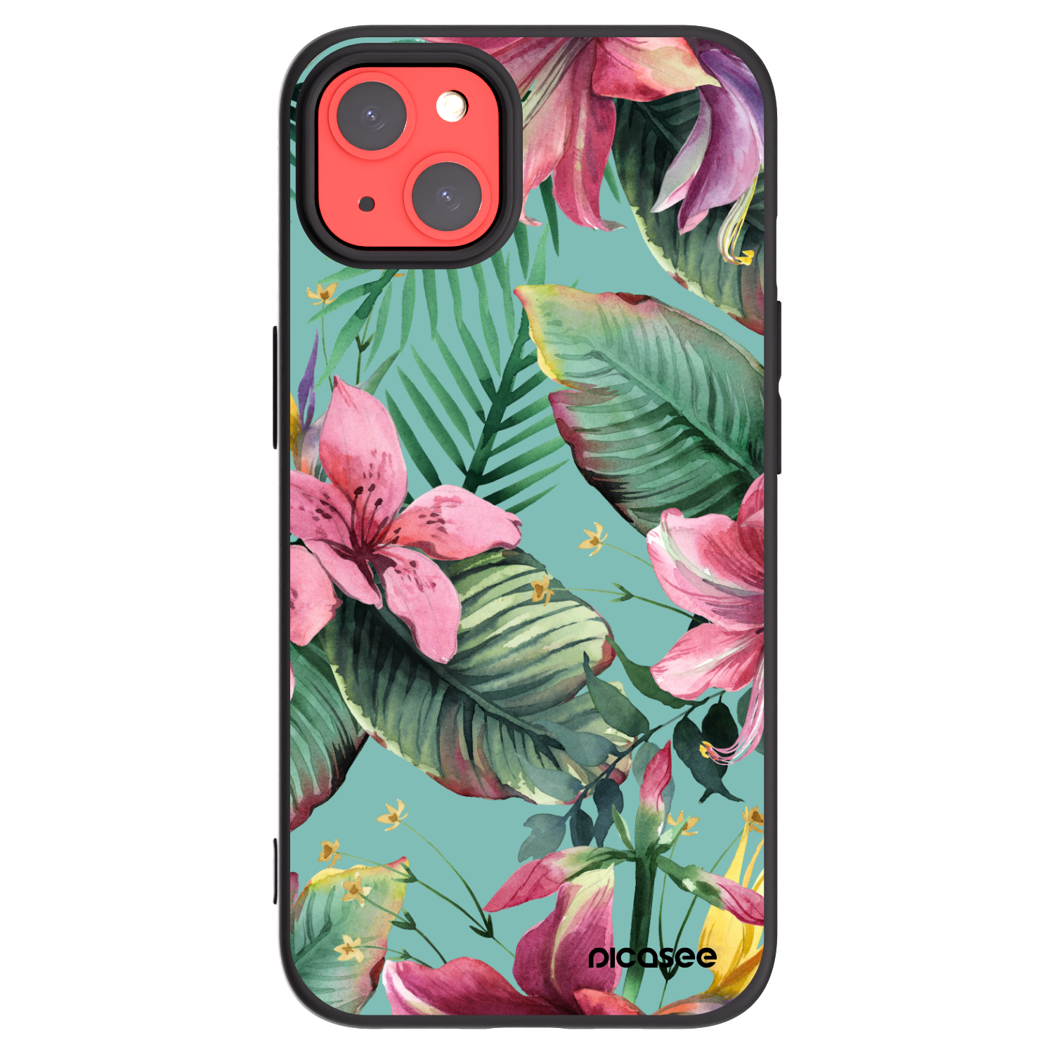 Picasee silikónový čierny obal pre Apple iPhone 13 - Hawaii