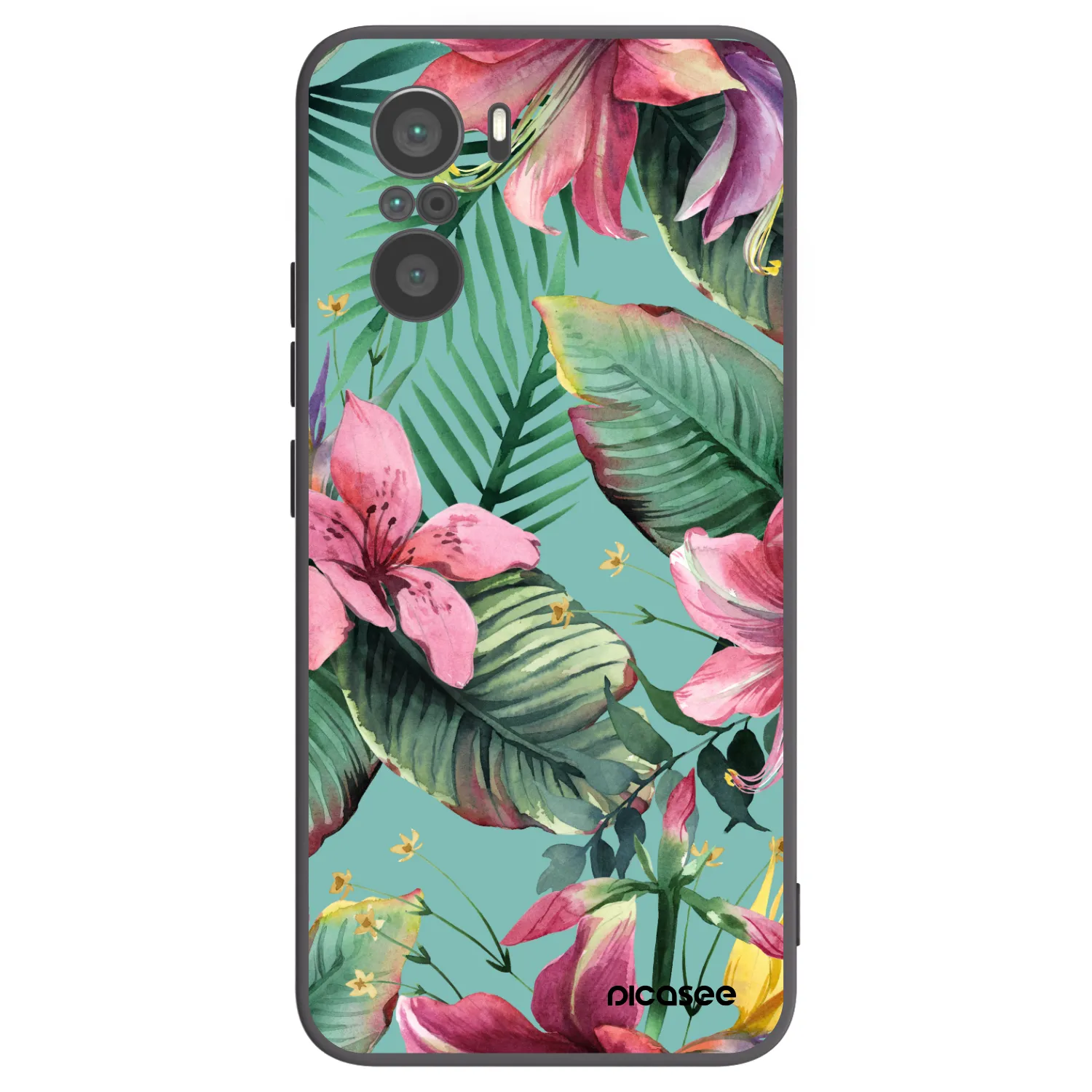 Picasee silikónový čierny obal pre Xiaomi Poco F3 - Hawaii