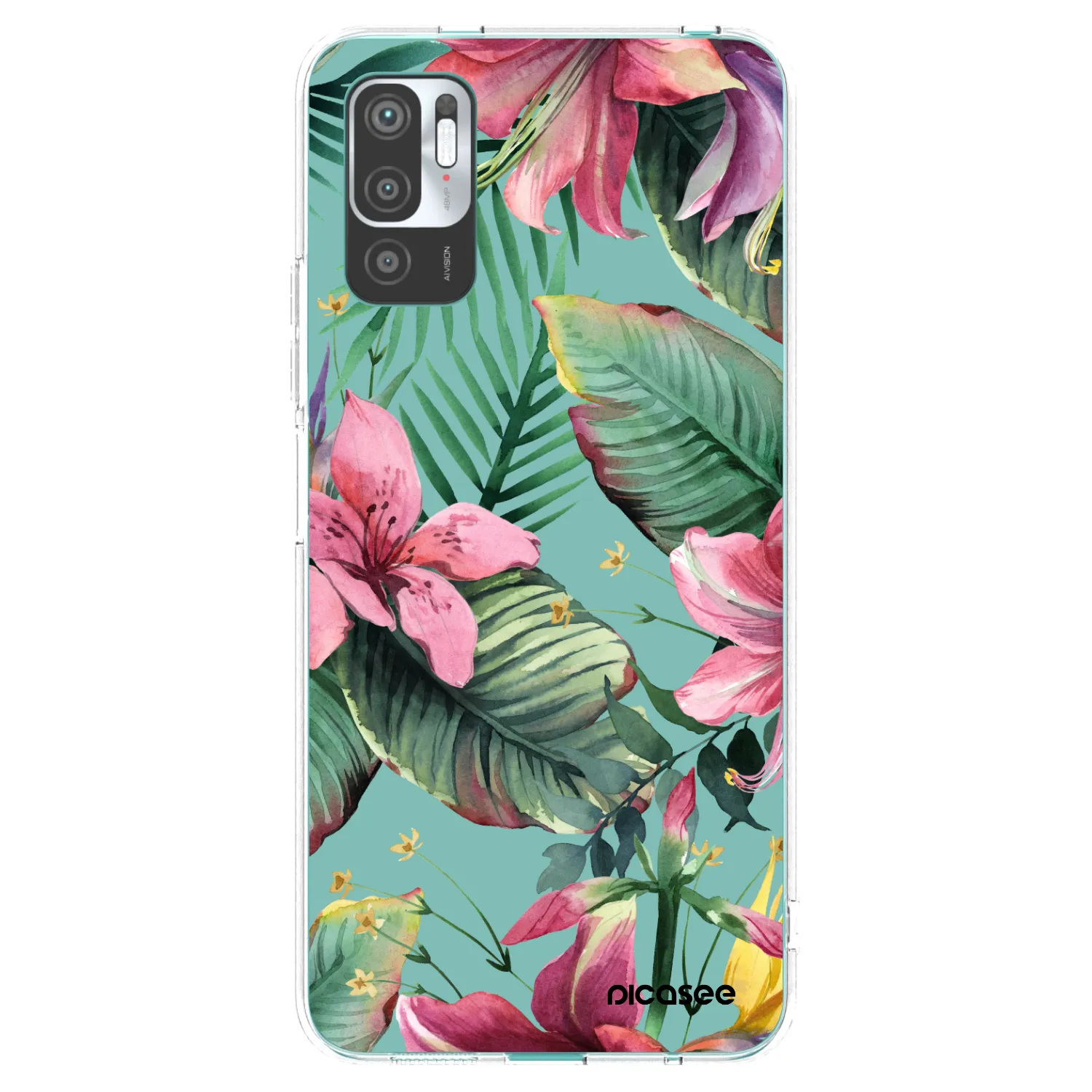 Picasee silikónový prehľadný obal pre Xiaomi Redmi Note 10 5G - Hawaii