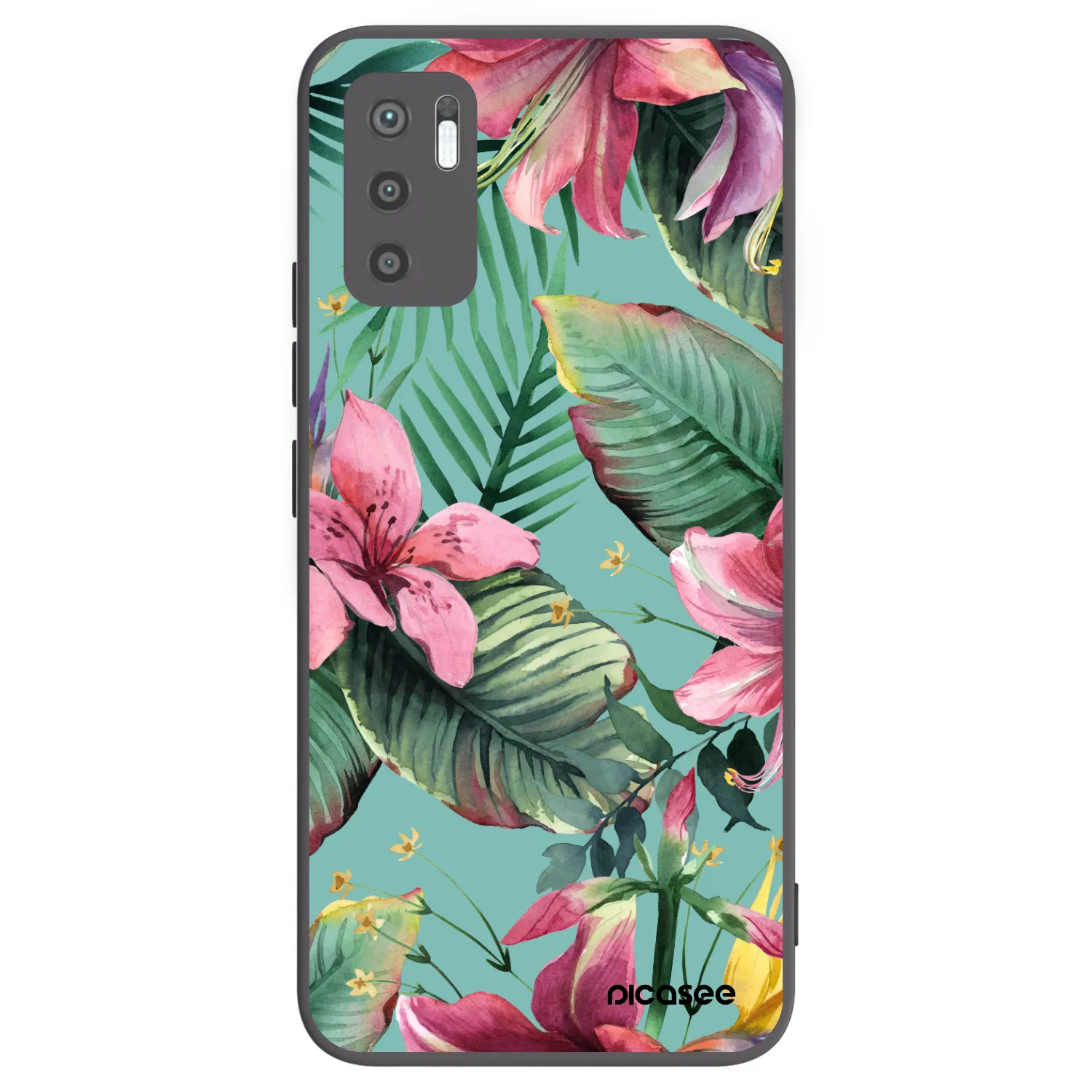 Picasee silikónový čierny obal pre Xiaomi Redmi Note 10 5G - Hawaii