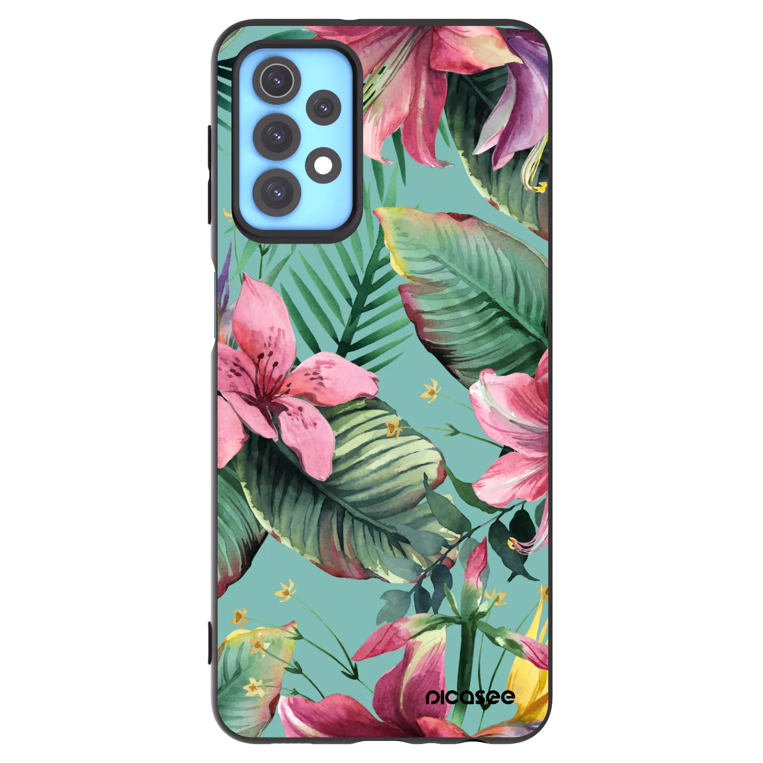 Picasee silikónový čierny obal pre Samsung Galaxy A32 4G SM-A325F - Hawaii