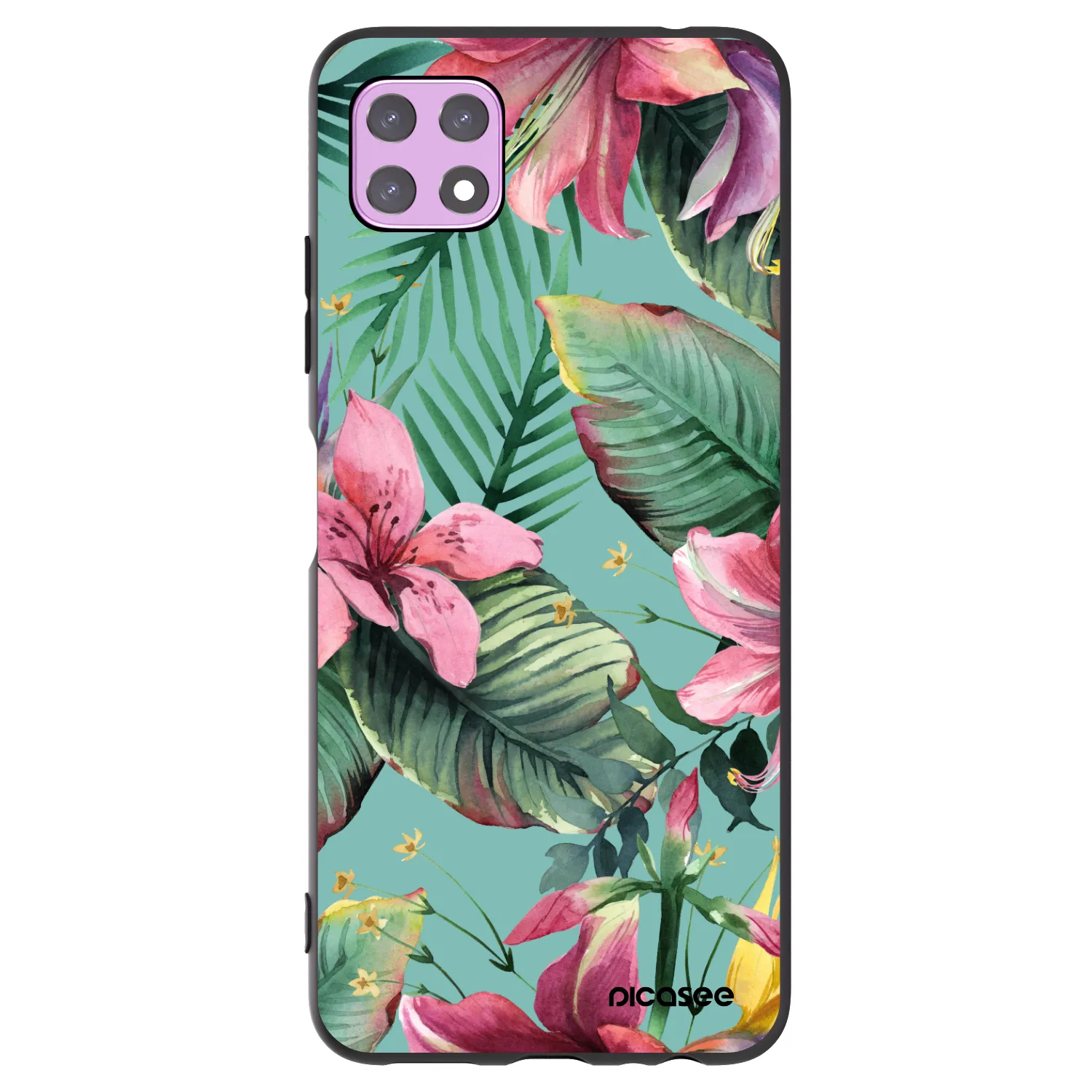 Picasee silikónový čierny obal pre Samsung Galaxy A22 A226B 5G - Hawaii