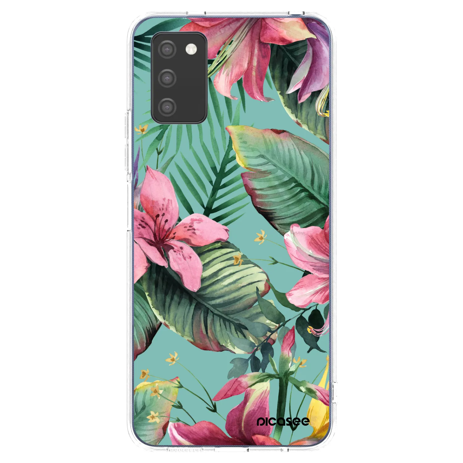 Picasee silikónový prehľadný obal pre Samsung Galaxy A03s A037G - Hawaii