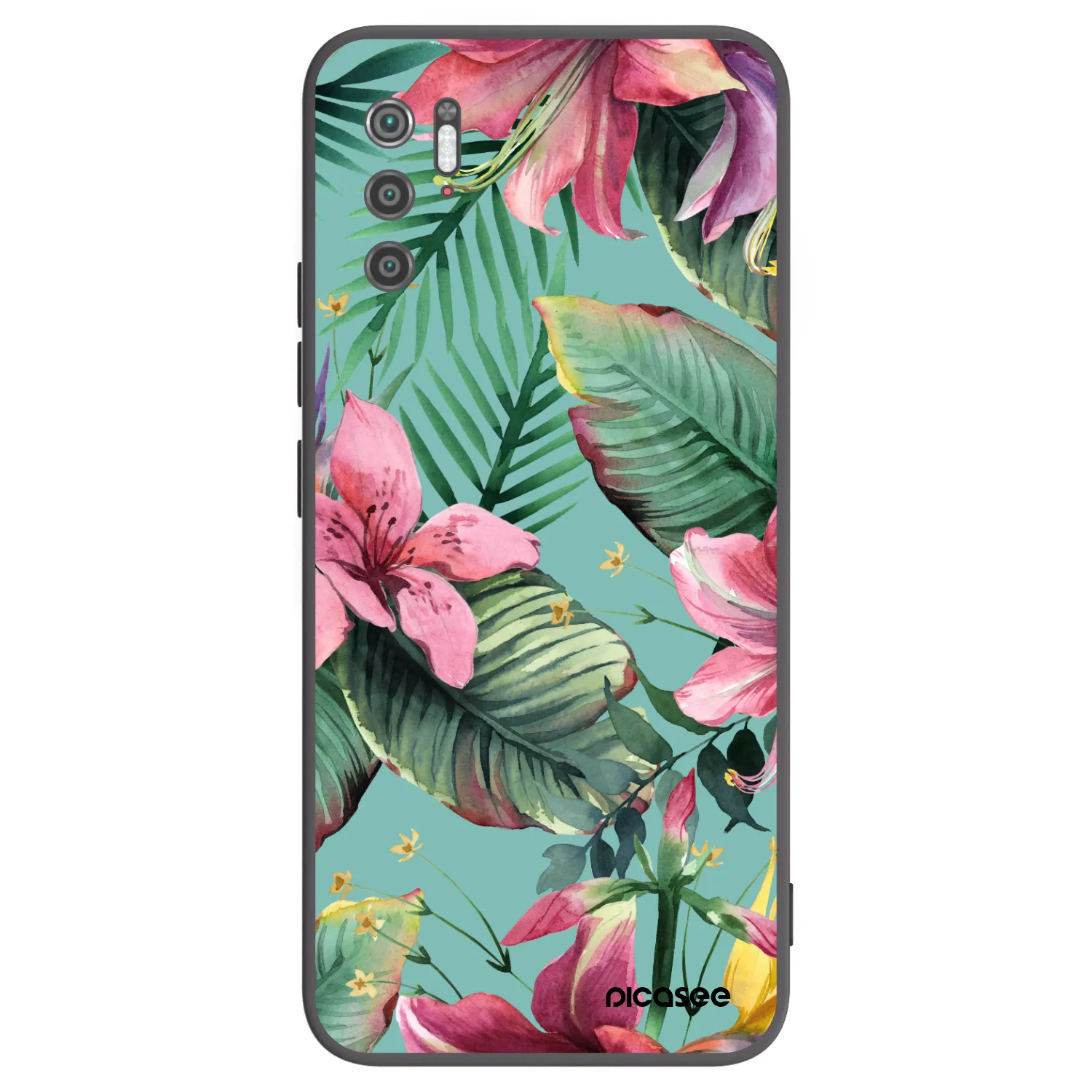 Picasee silikónový čierny obal pre Xiaomi Poco M3 Pro 5G - Hawaii
