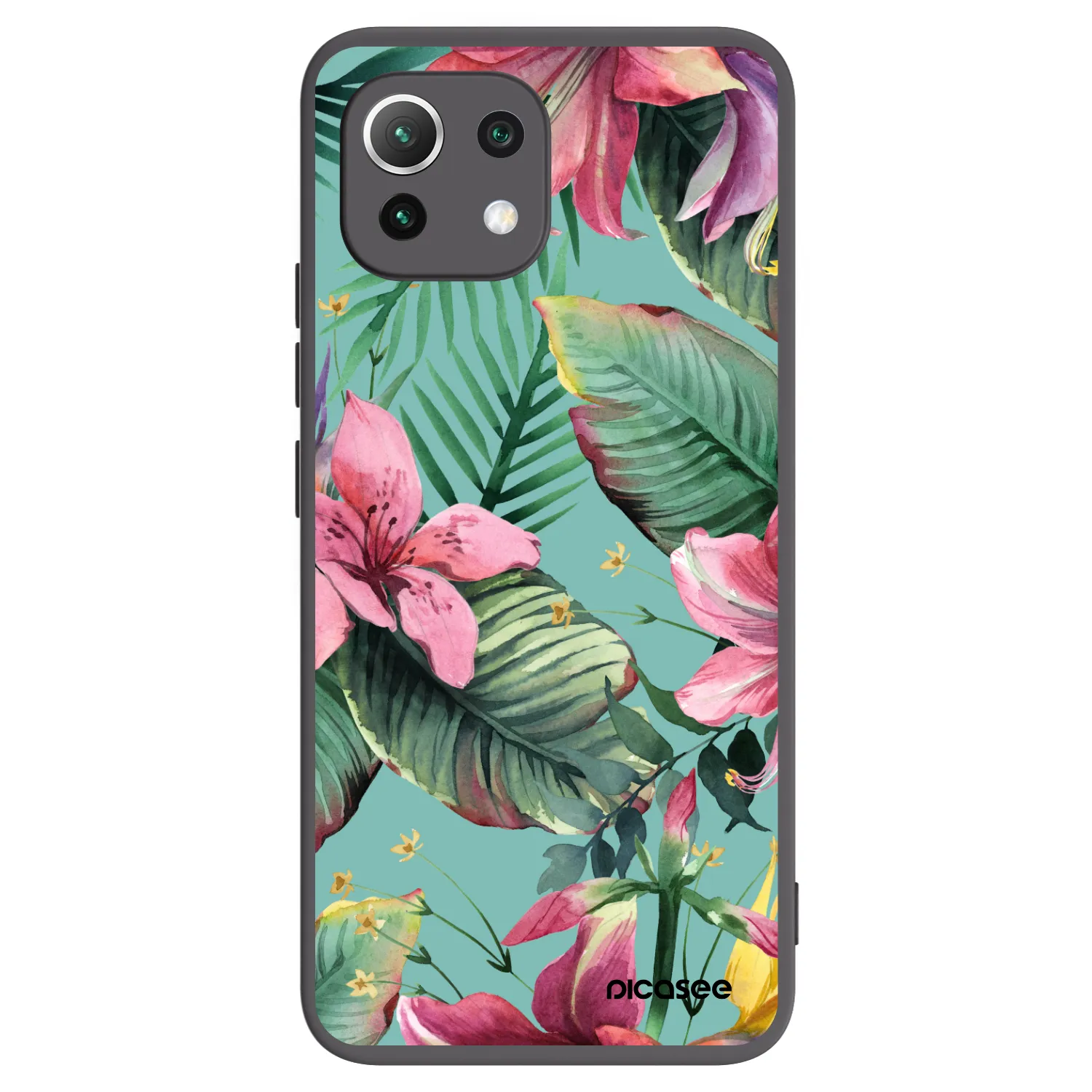 Picasee silikónový čierny obal pre Xiaomi 11 Lite 5G NE - Hawaii