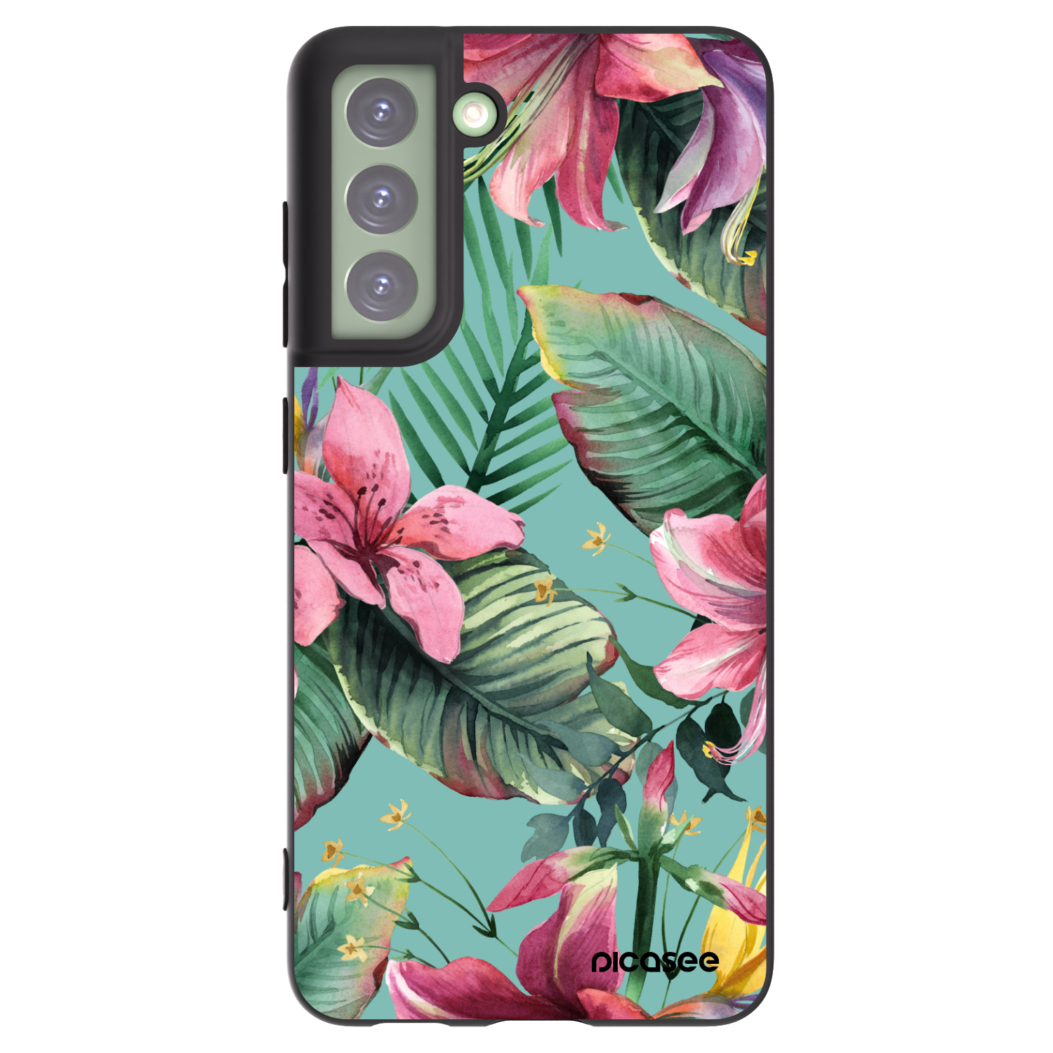 Picasee silikónový čierny obal pre Samsung Galaxy S21 FE 5G - Hawaii