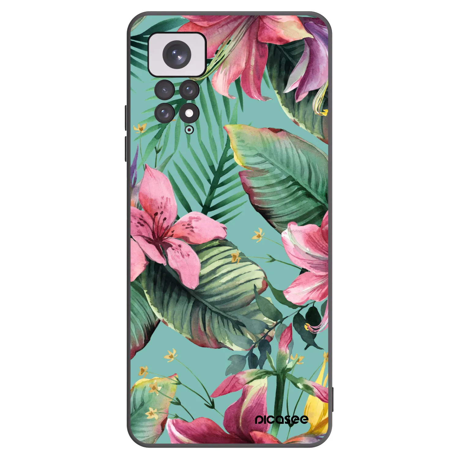 Picasee silikónový čierny obal pre Xiaomi Redmi Note 11 - Hawaii