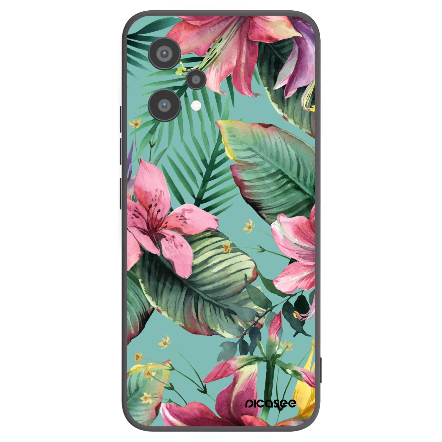 Picasee silikónový čierny obal pre Realme 9 Pro 5G - Hawaii