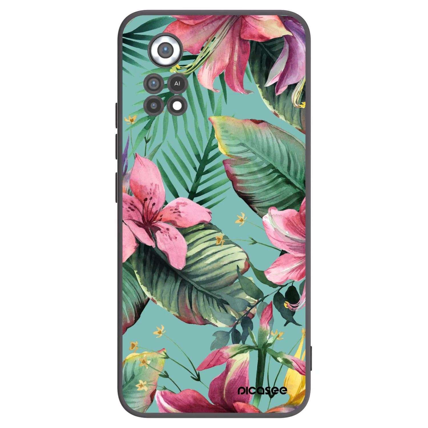 Picasee silikónový čierny obal pre Xiaomi Poco X4 Pro 5G - Hawaii