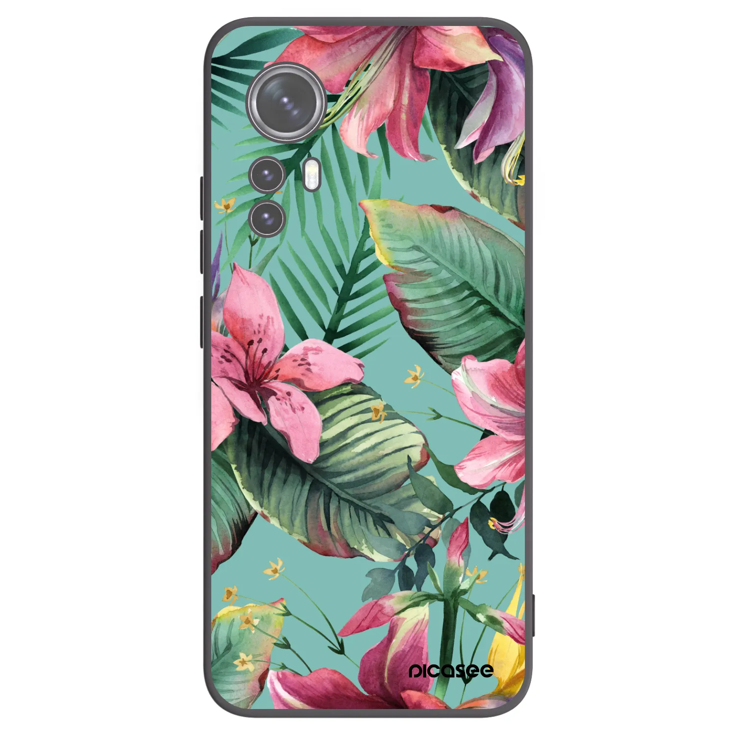 Picasee silikónový čierny obal pre Xiaomi 12X - Hawaii