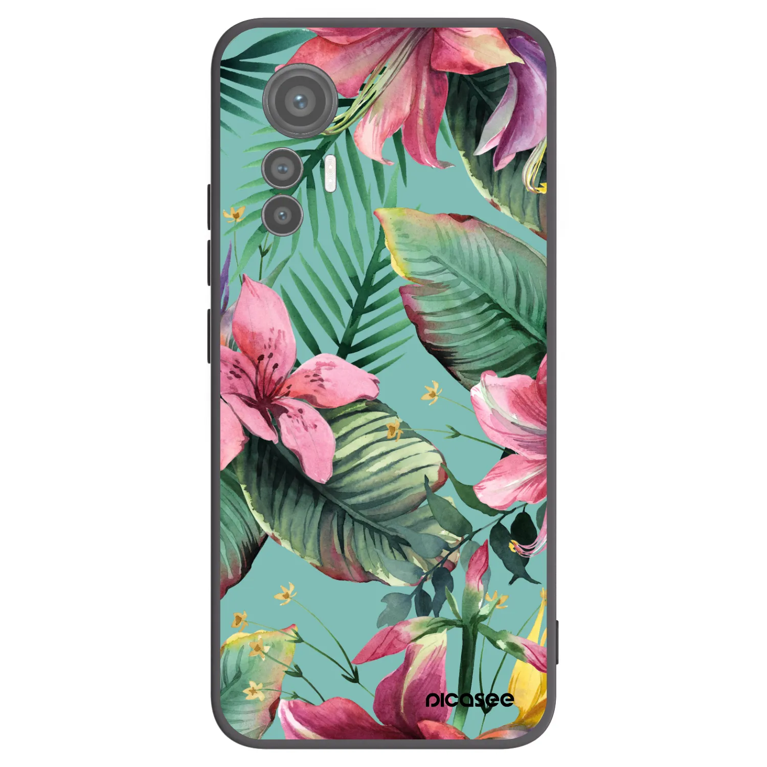 Picasee silikónový čierny obal pre Xiaomi 12 Lite - Hawaii