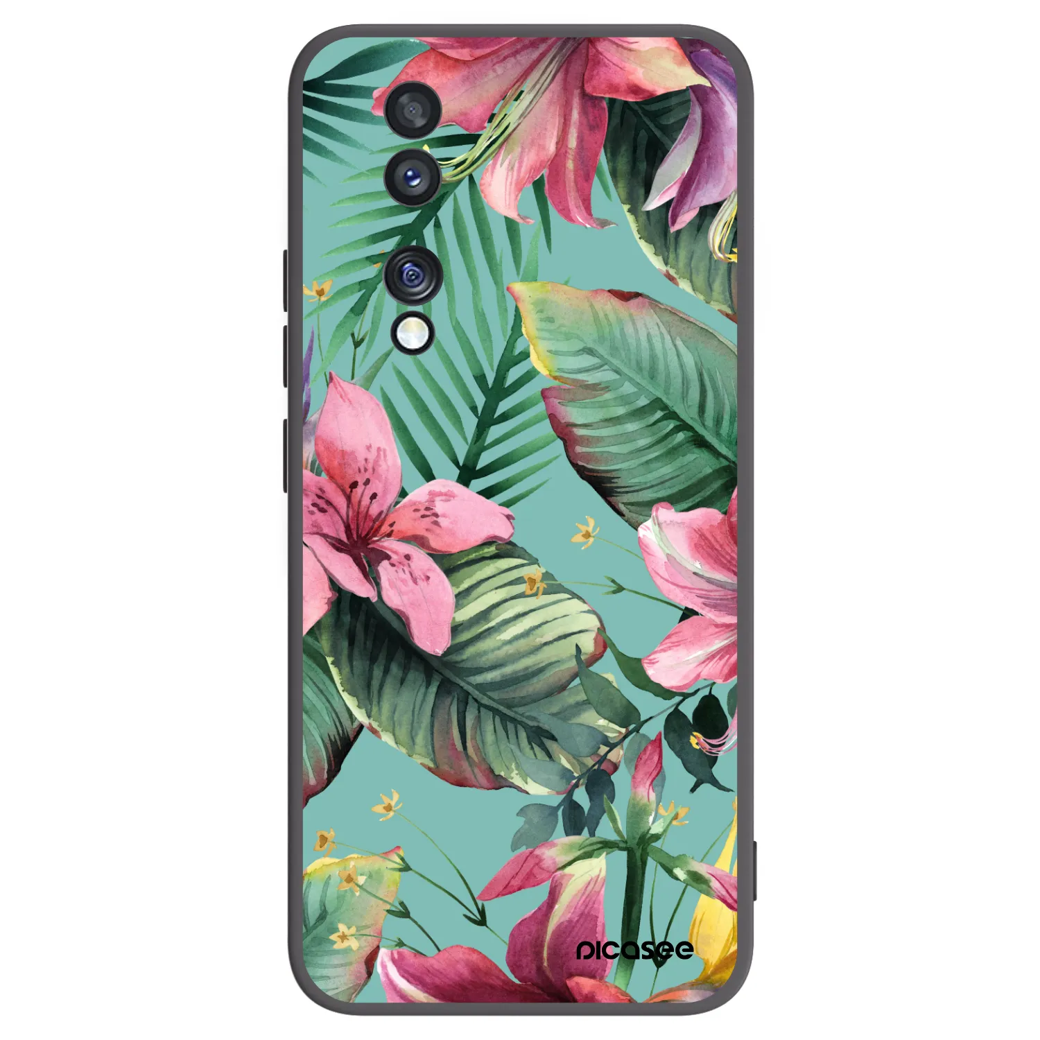 Picasee silikónový čierny obal pre Honor 70 - Hawaii