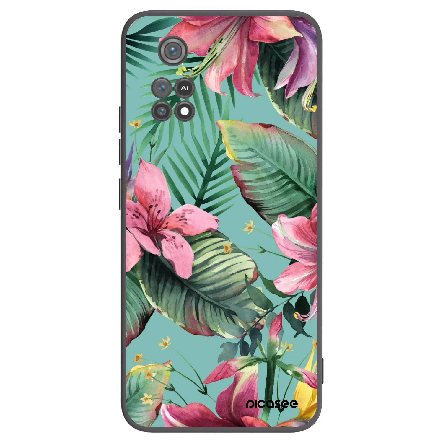 Picasee silikónový čierny obal pre Xiaomi Poco M4 Pro - Hawaii