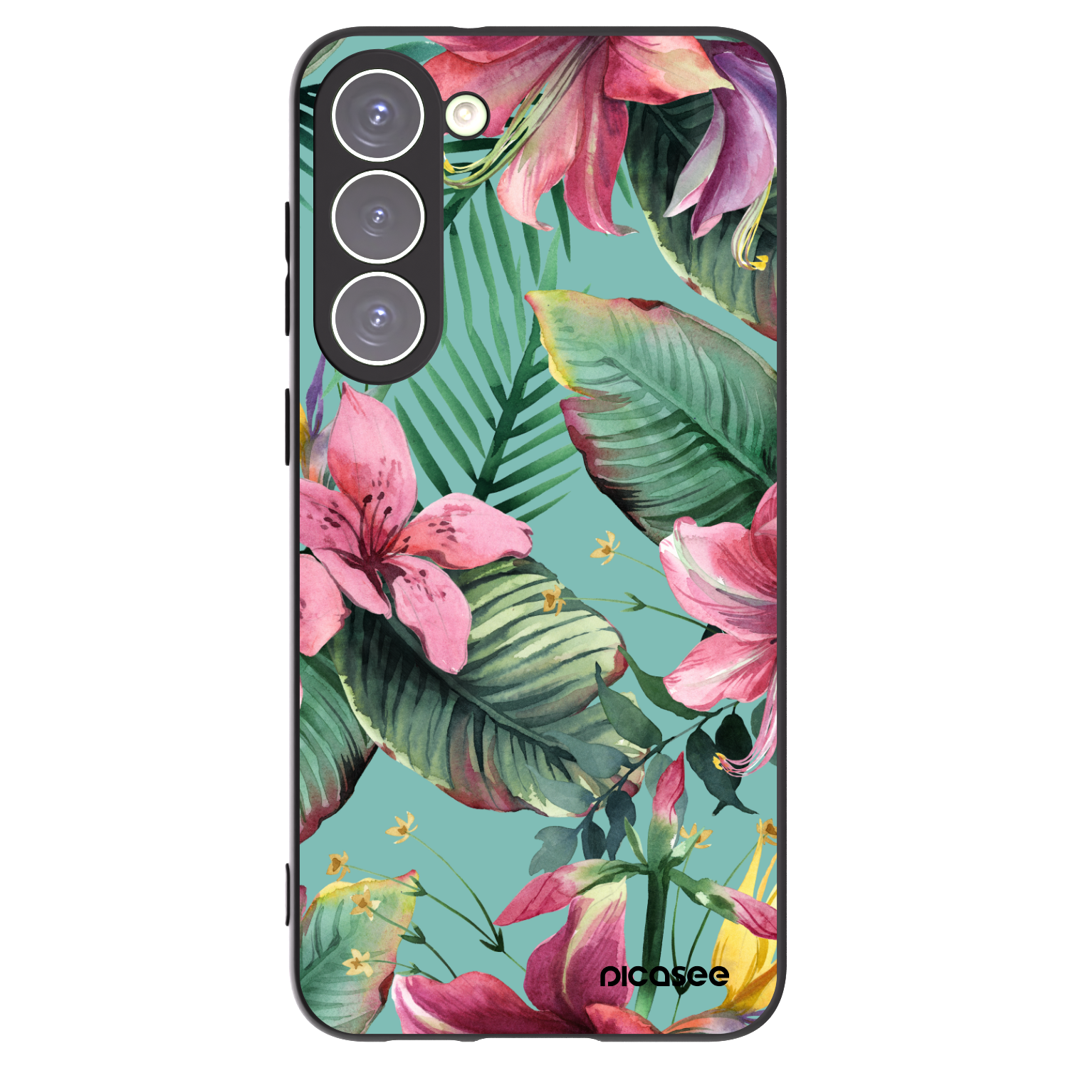 Picasee silikónový čierny obal pre Samsung Galaxy S23+ 5G - Hawaii