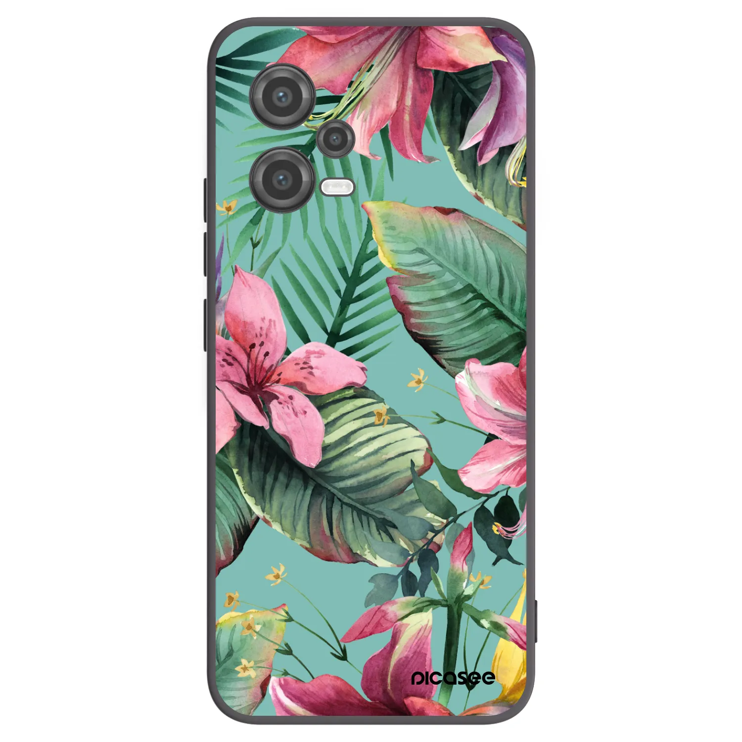 Picasee silikónový čierny obal pre Xiaomi Poco X5 - Hawaii