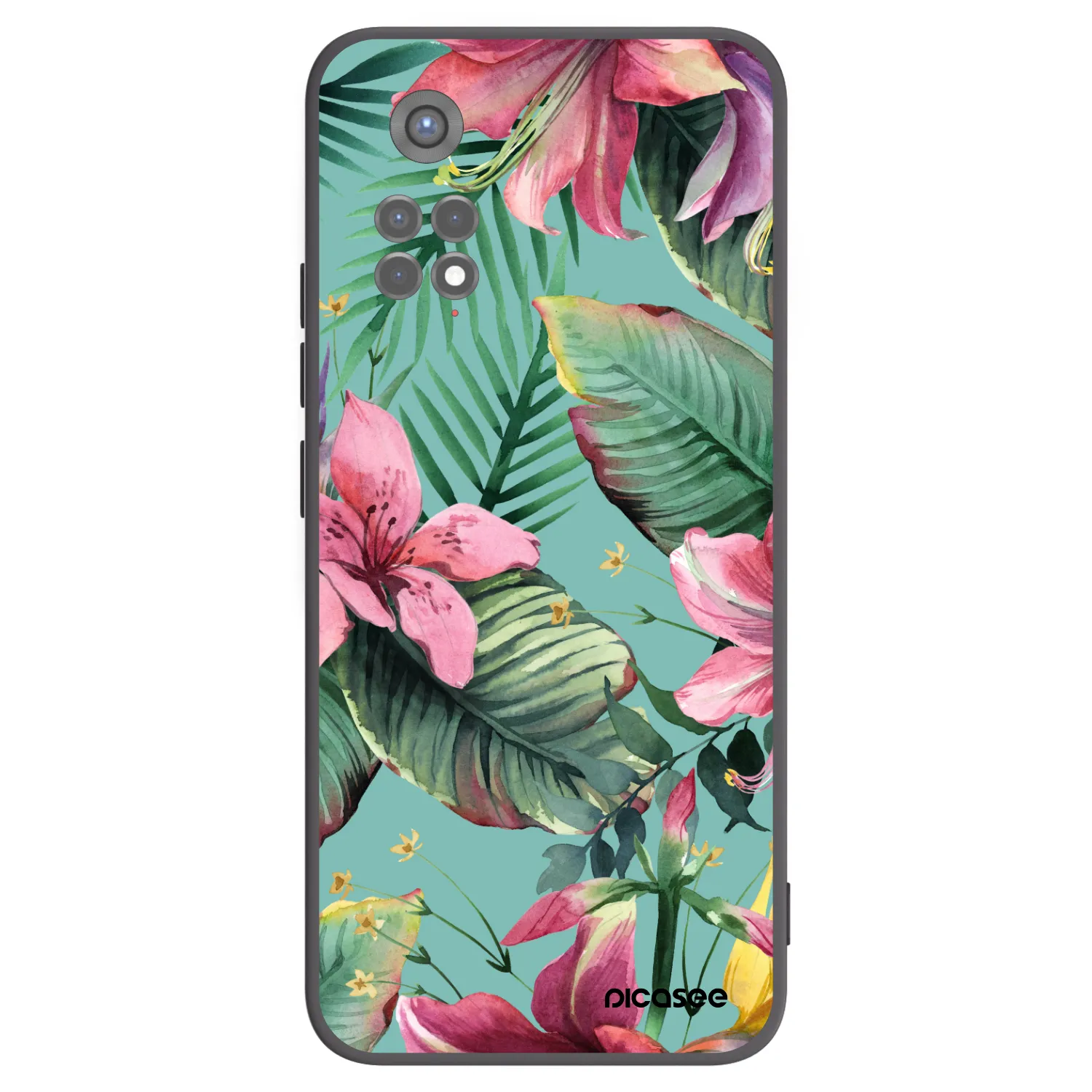 Picasee silikónový čierny obal pre Xiaomi Redmi Note 11S 5G - Hawaii