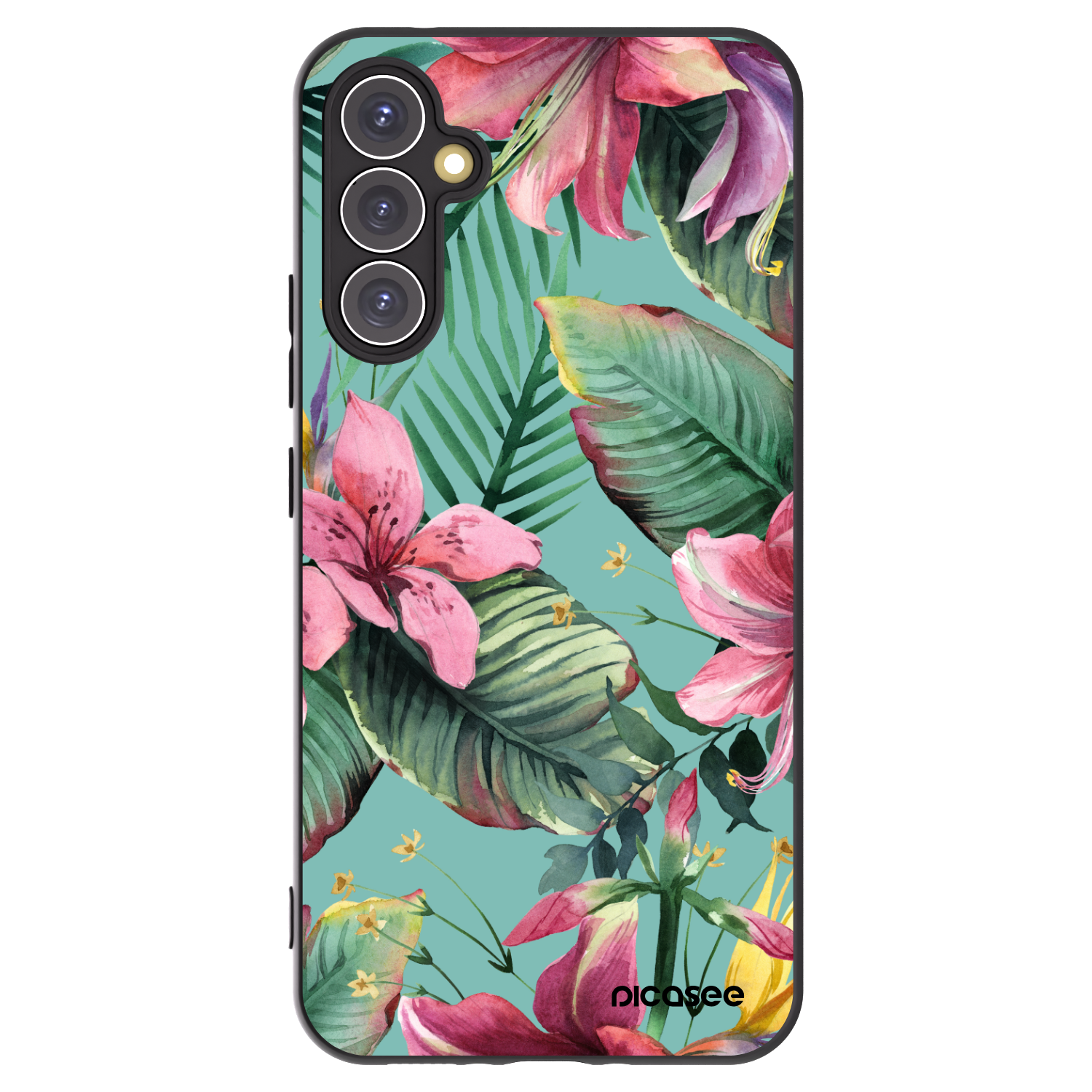 Picasee silikónový čierny obal pre Samsung Galaxy A34 5G A346B - Hawaii