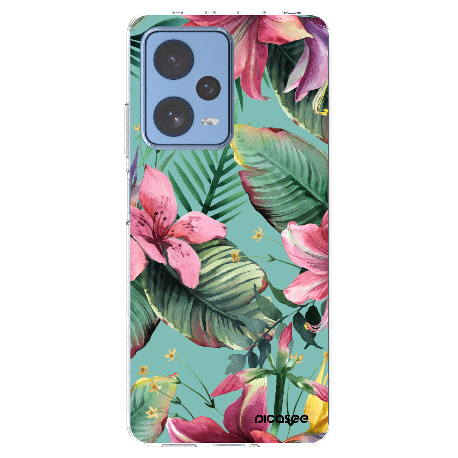 Picasee silikónový prehľadný obal pre Xiaomi Redmi Note 12 Pro 5G - Hawaii