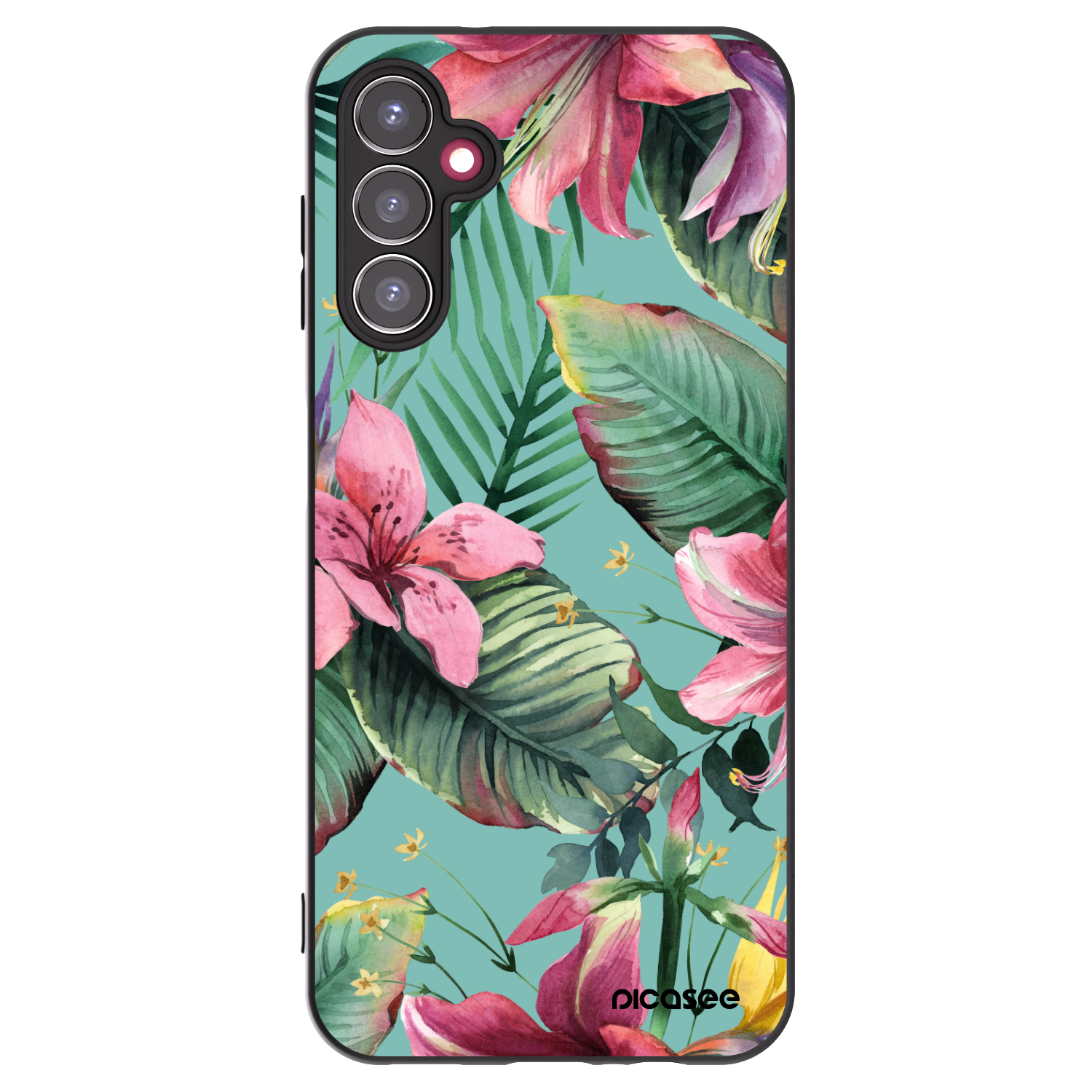 Picasee silikónový čierny obal pre Samsung Galaxy A14 4G A145R - Hawaii
