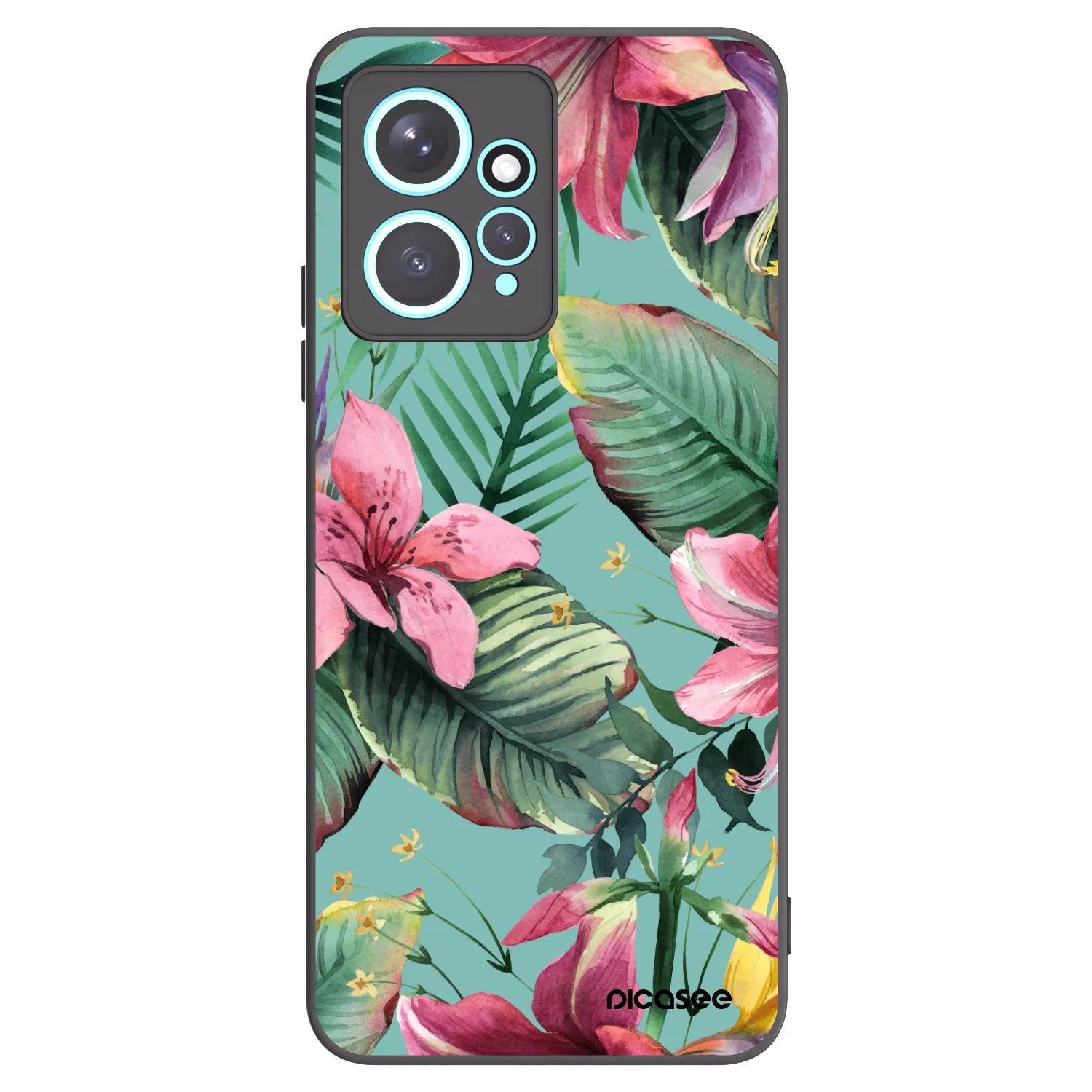Picasee silikónový čierny obal pre Xiaomi Redmi Note 12 4G - Hawaii