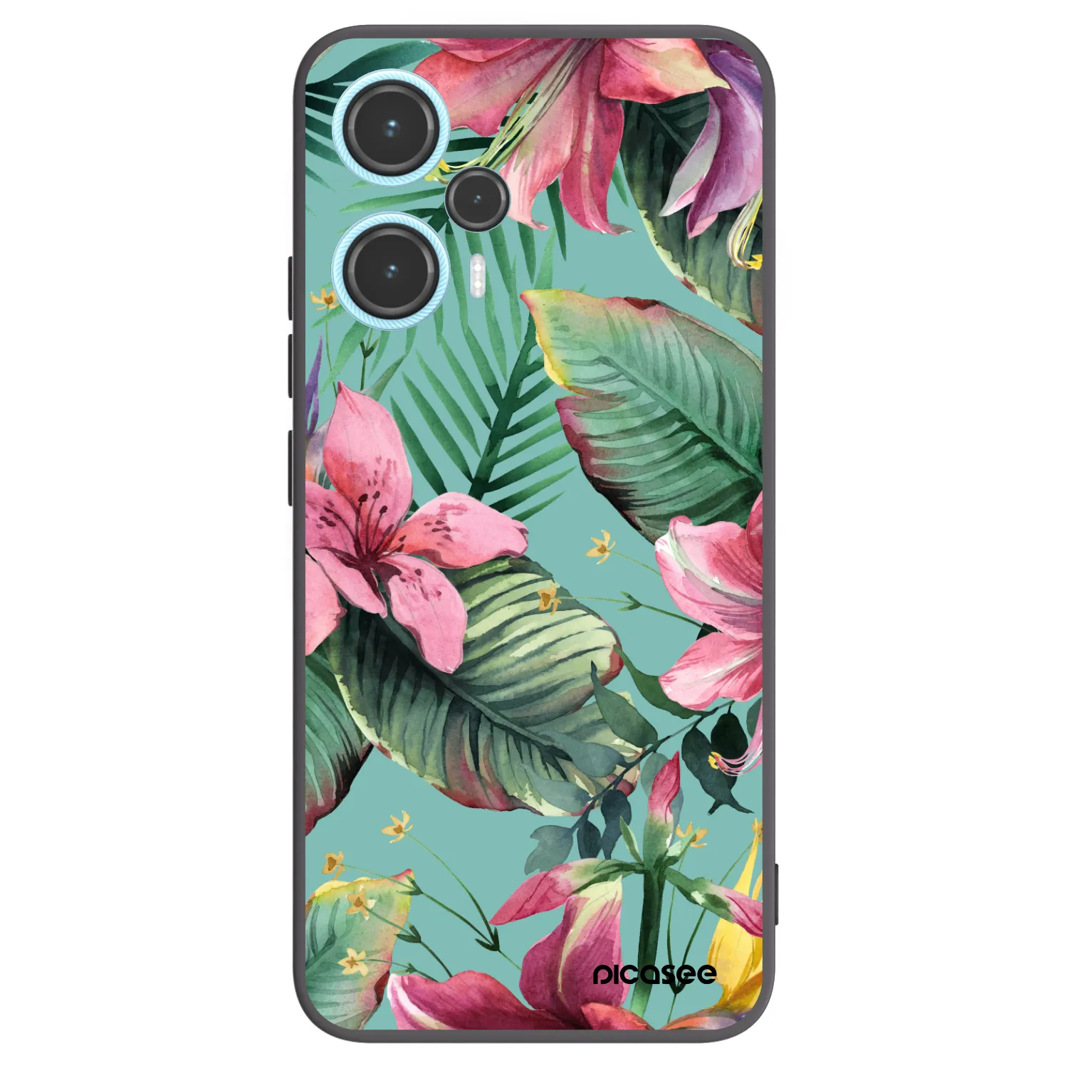 Picasee silikónový čierny obal pre Xiaomi Poco F5 - Hawaii