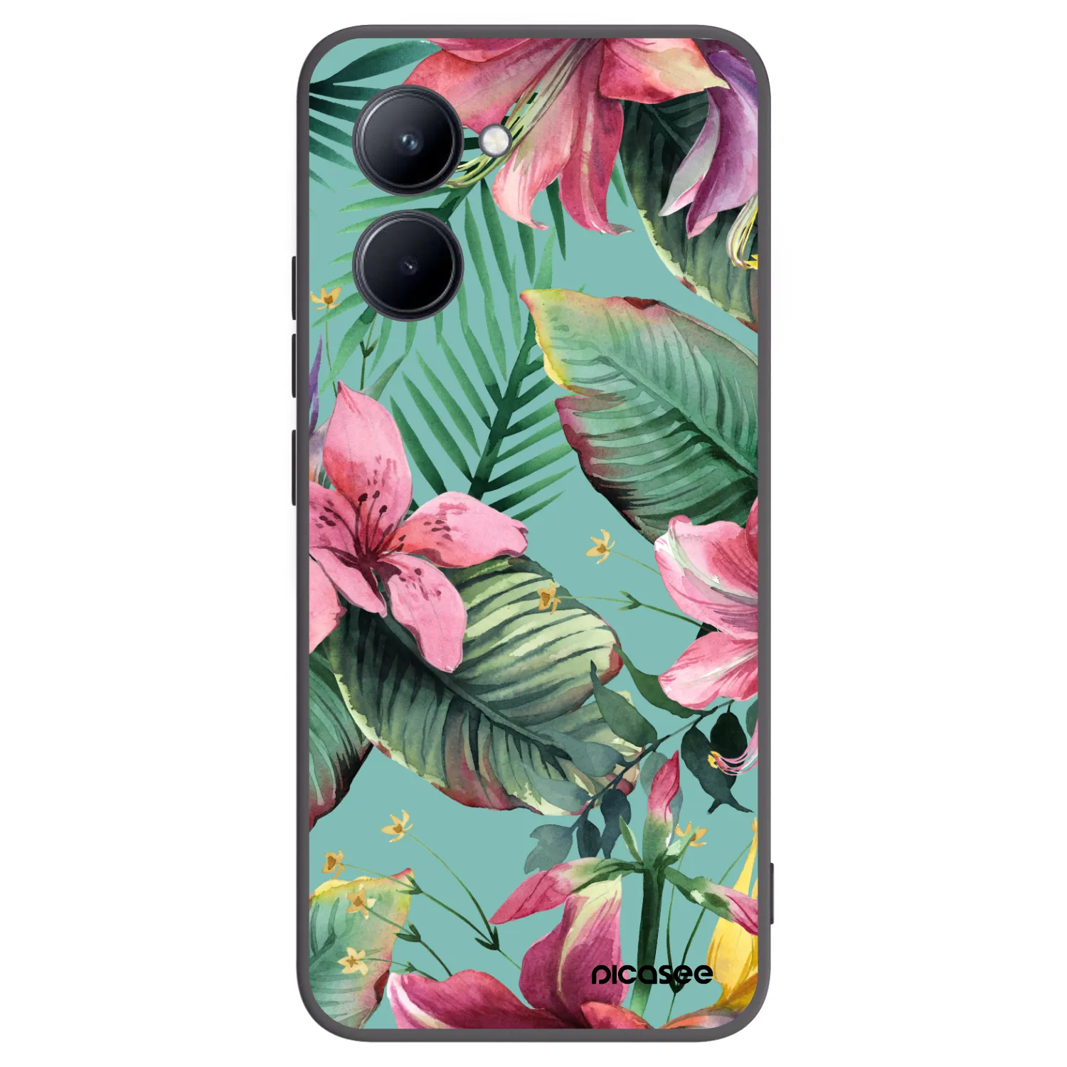 Picasee silikónový čierny obal pre Realme C33 (2023) - Hawaii
