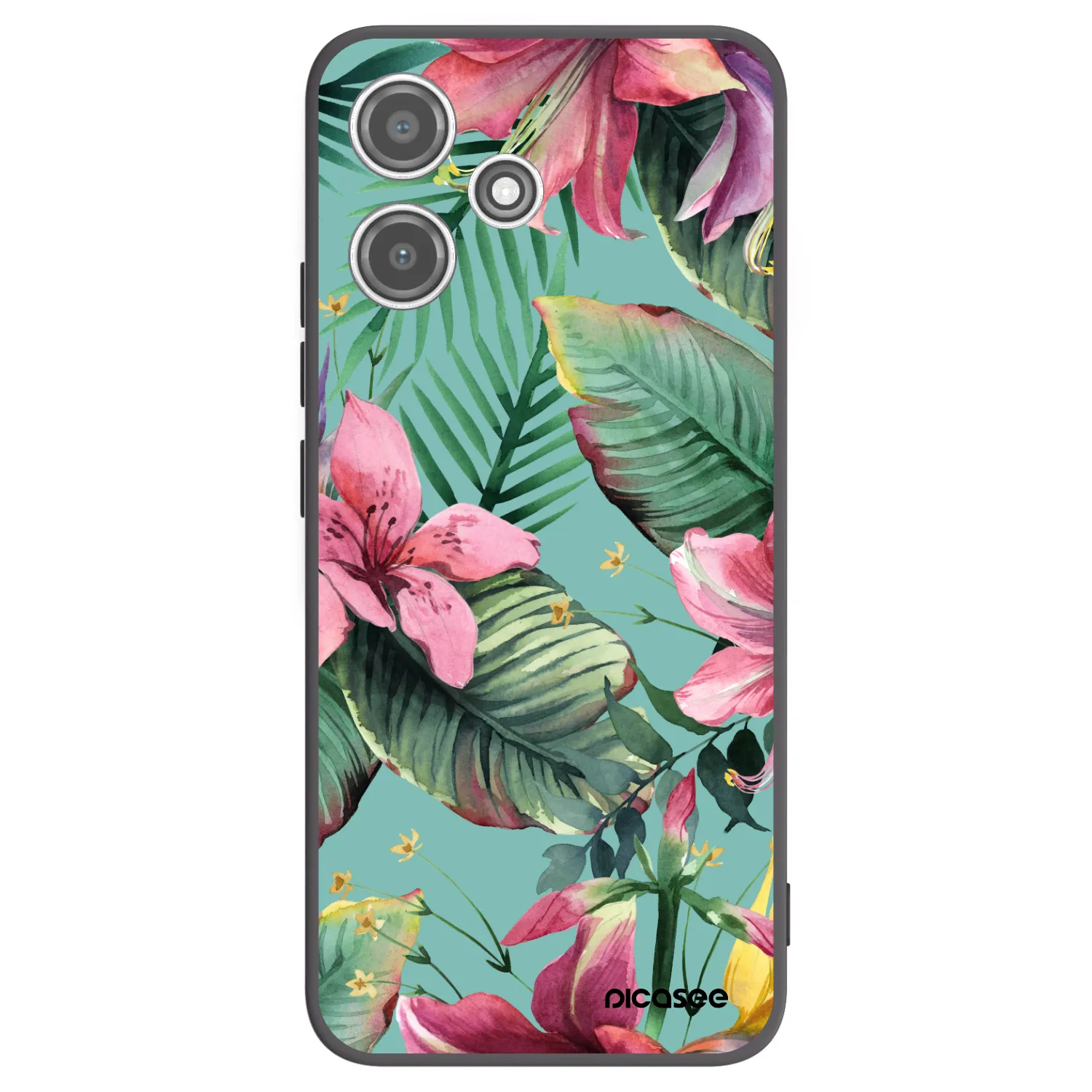 Picasee silikónový čierny obal pre Xiaomi Redmi 12 5G - Hawaii