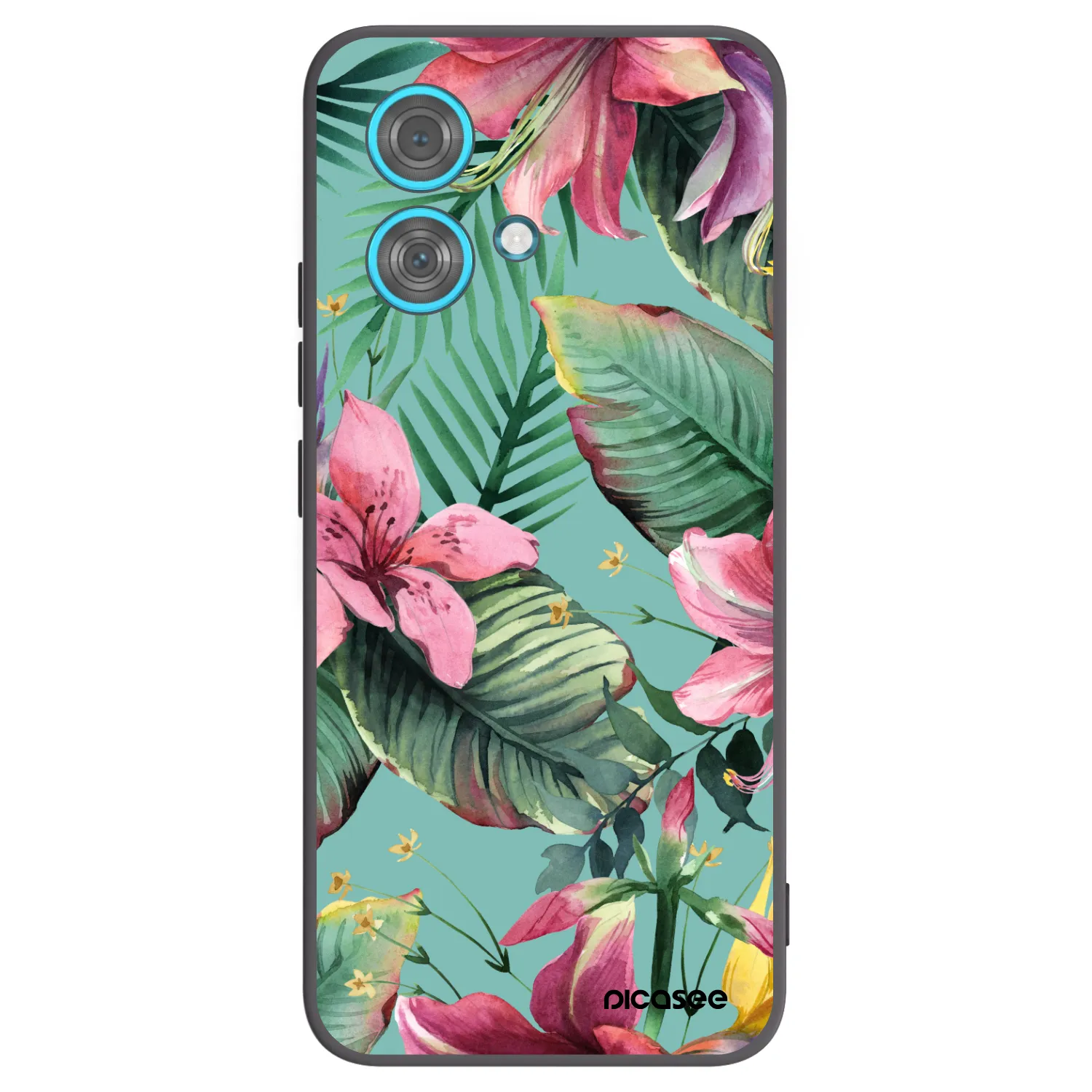 Picasee silikónový čierny obal pre Motorola Edge 40 Neo - Hawaii