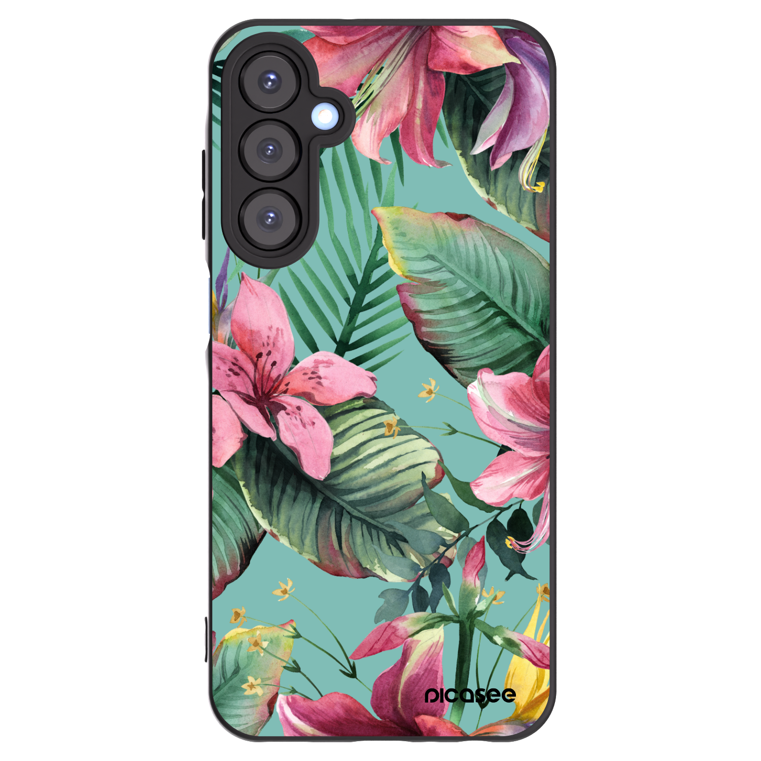 Picasee silikónový čierny obal pre Samsung Galaxy A25 A256B 5G - Hawaii
