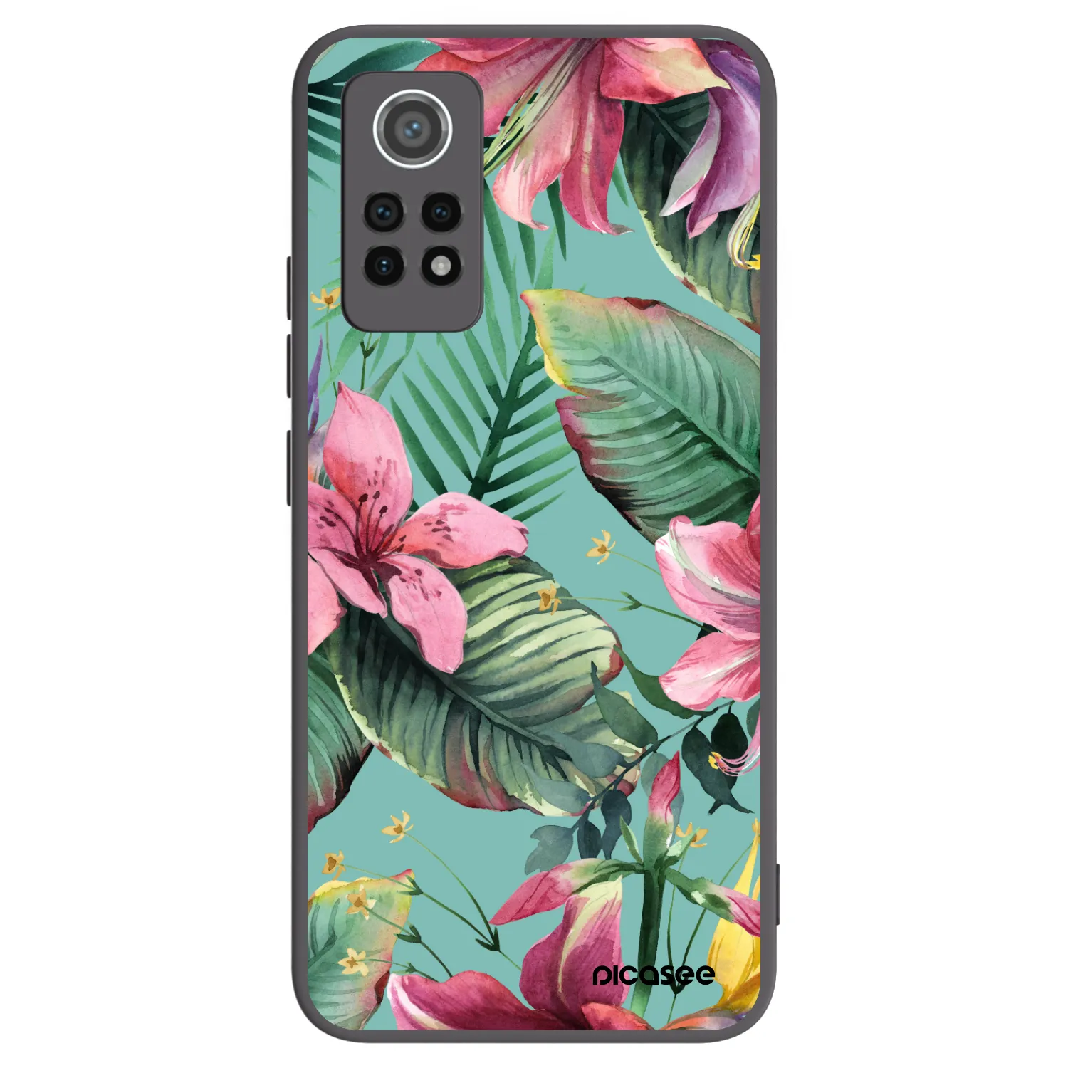 Picasee silikónový čierny obal pre Xiaomi Redmi Note 12 Pro 4G - Hawaii