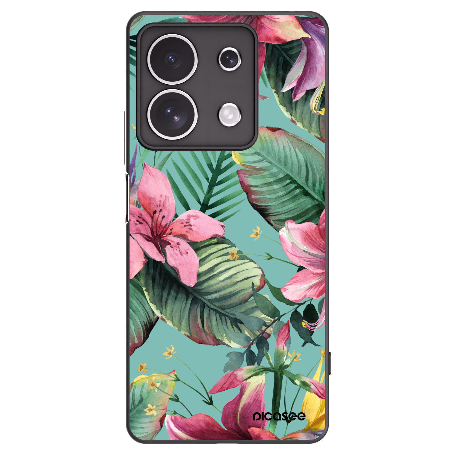 Picasee silikónový čierny obal pre Xiaomi Redmi Note 13 4G - Hawaii