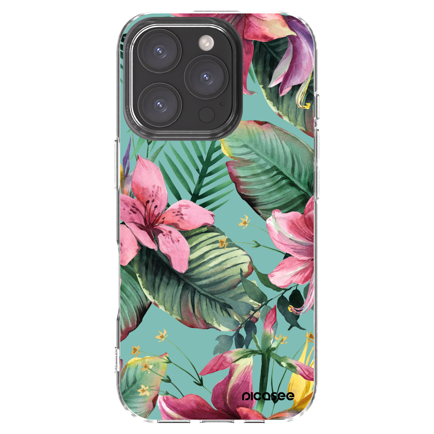 Picasee silikónový prehľadný obal pre Apple iPhone 16 Pro - Hawaii
