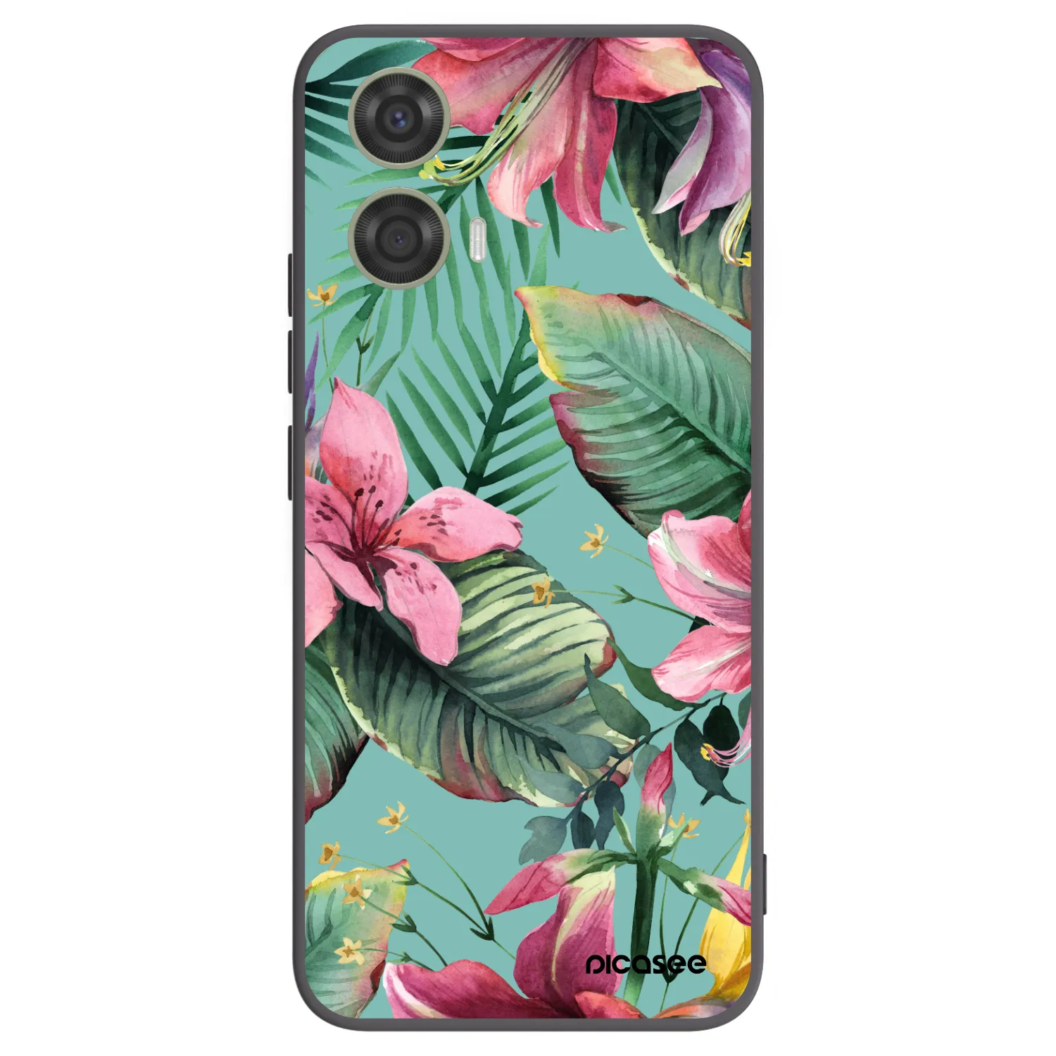 Picasee silikónový čierny obal pre Motorola Moto G24 - Hawaii