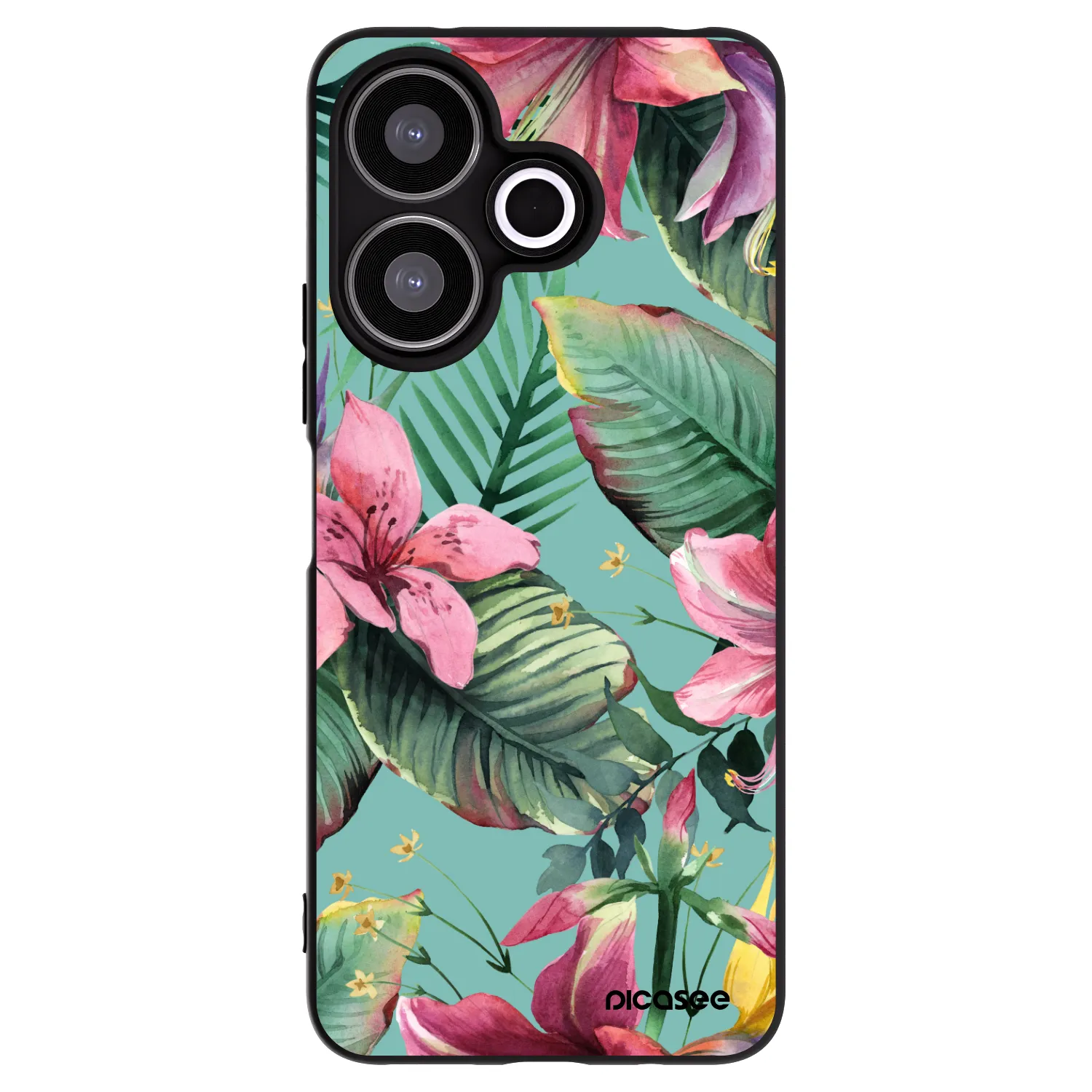Silikónový čierny obal pre Xiaomi Redmi 13 4G - Hawaii