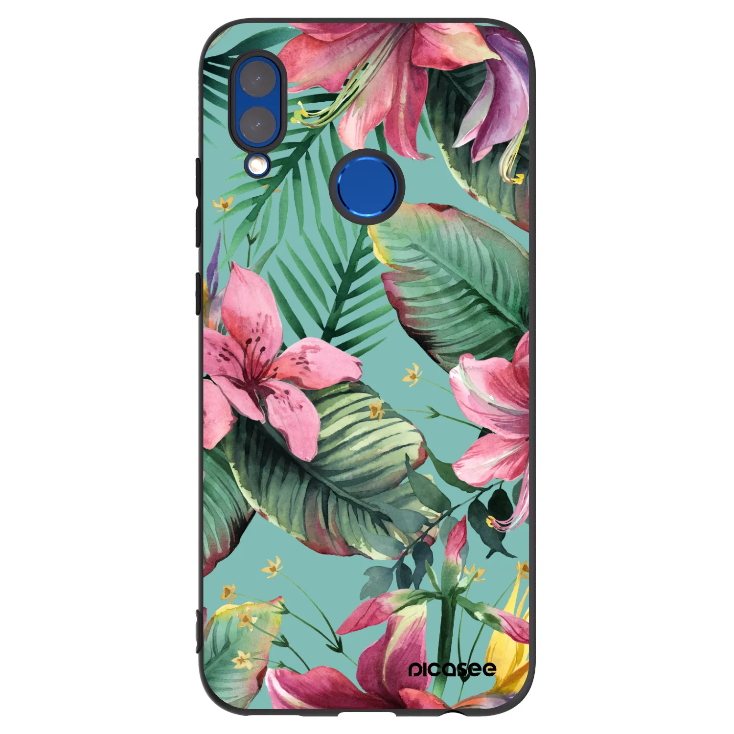 Picasee silikónový čierny obal pre Huawei P Smart 2019 - Hawaii