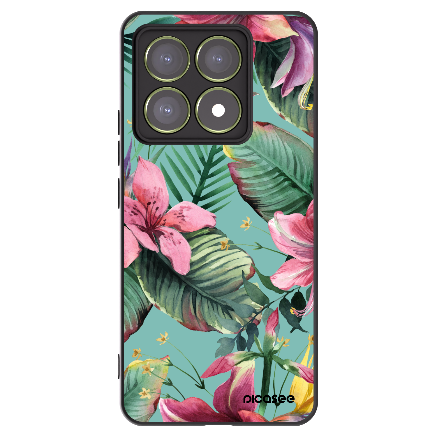 Picasee silikónový čierny obal pre Xiaomi 14T - Hawaii