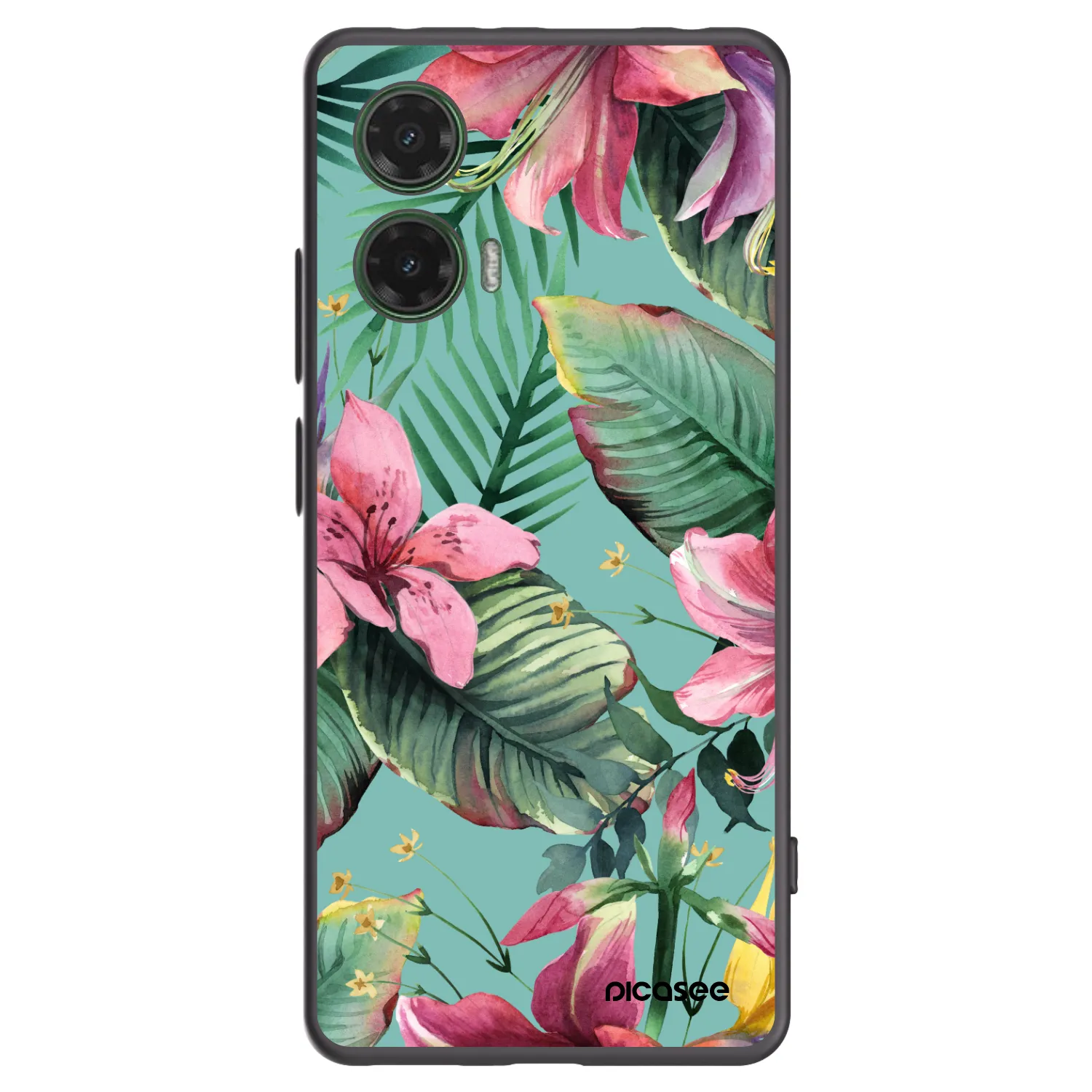 Picasee silikónový čierny obal pre Motorola Moto G35 5G - Hawaii