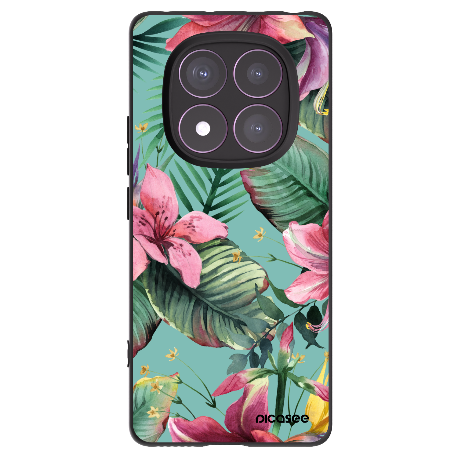 Silikónový čierny obal pre Xiaomi Redmi Note 14 Pro 4G - Hawaii