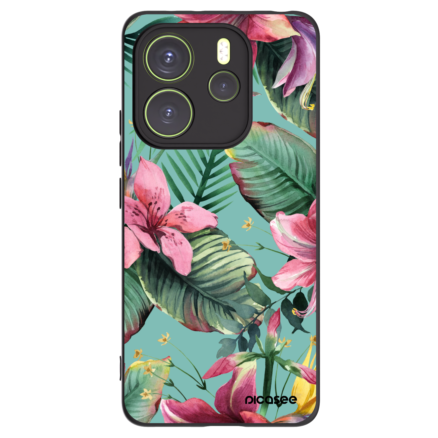 Picasee silikónový čierny obal pre Xiaomi Redmi Note 14 4G - Hawaii