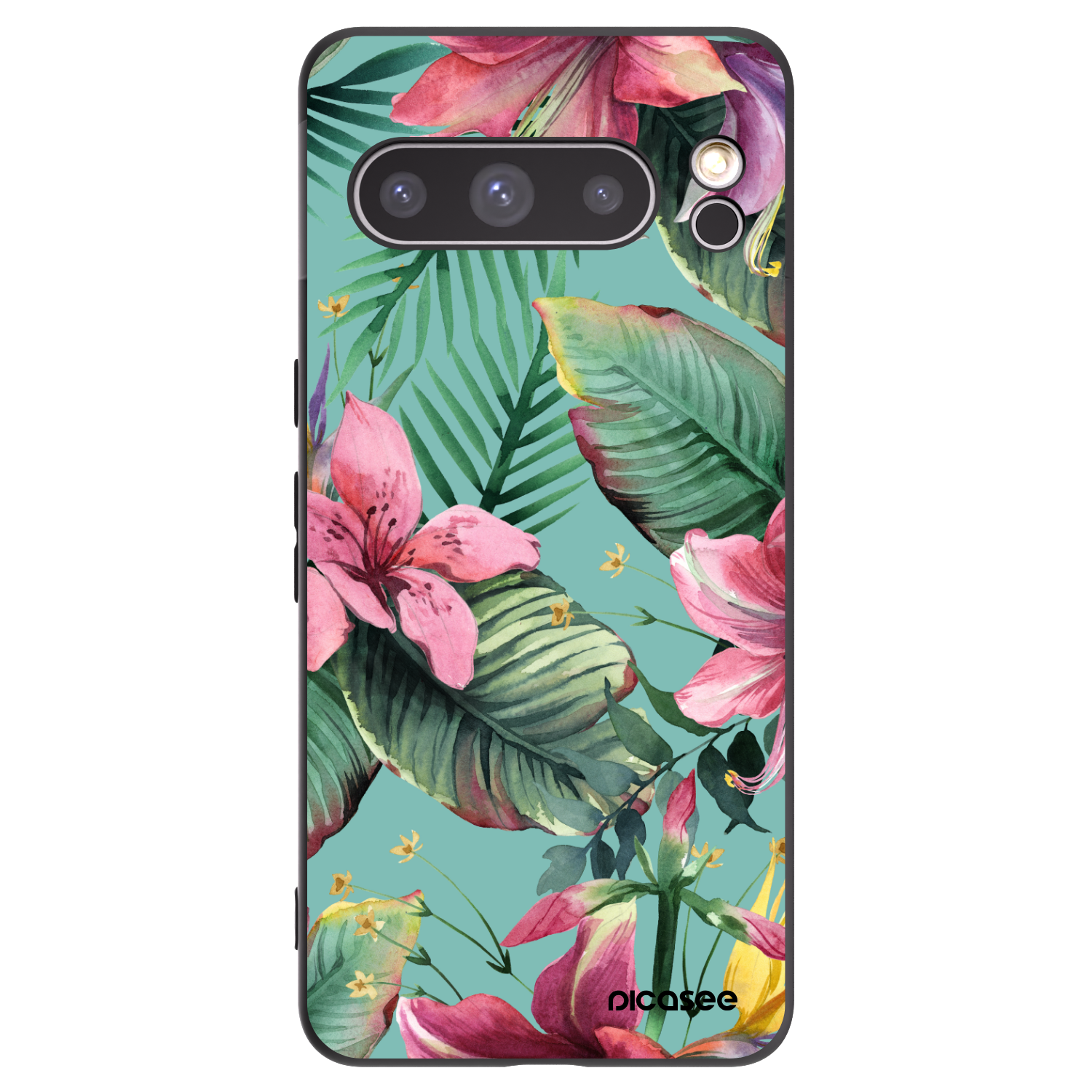Picasee silikónový čierny obal pre Google Pixel 8 Pro - Hawaii