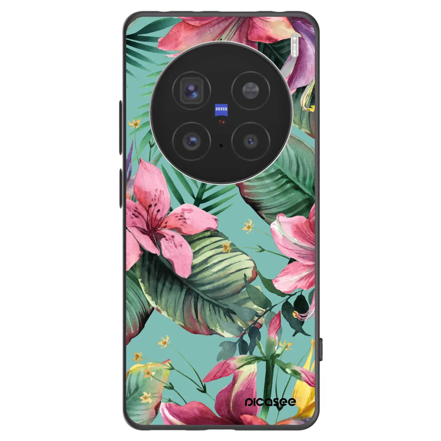 Picasee silikónový čierny obal pre Vivo X200 Pro - Hawaii