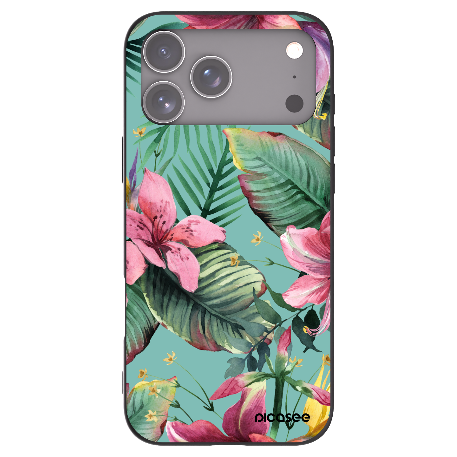 Silikónový čierny obal pre Apple iPhone 17 Pro Max - Hawaii