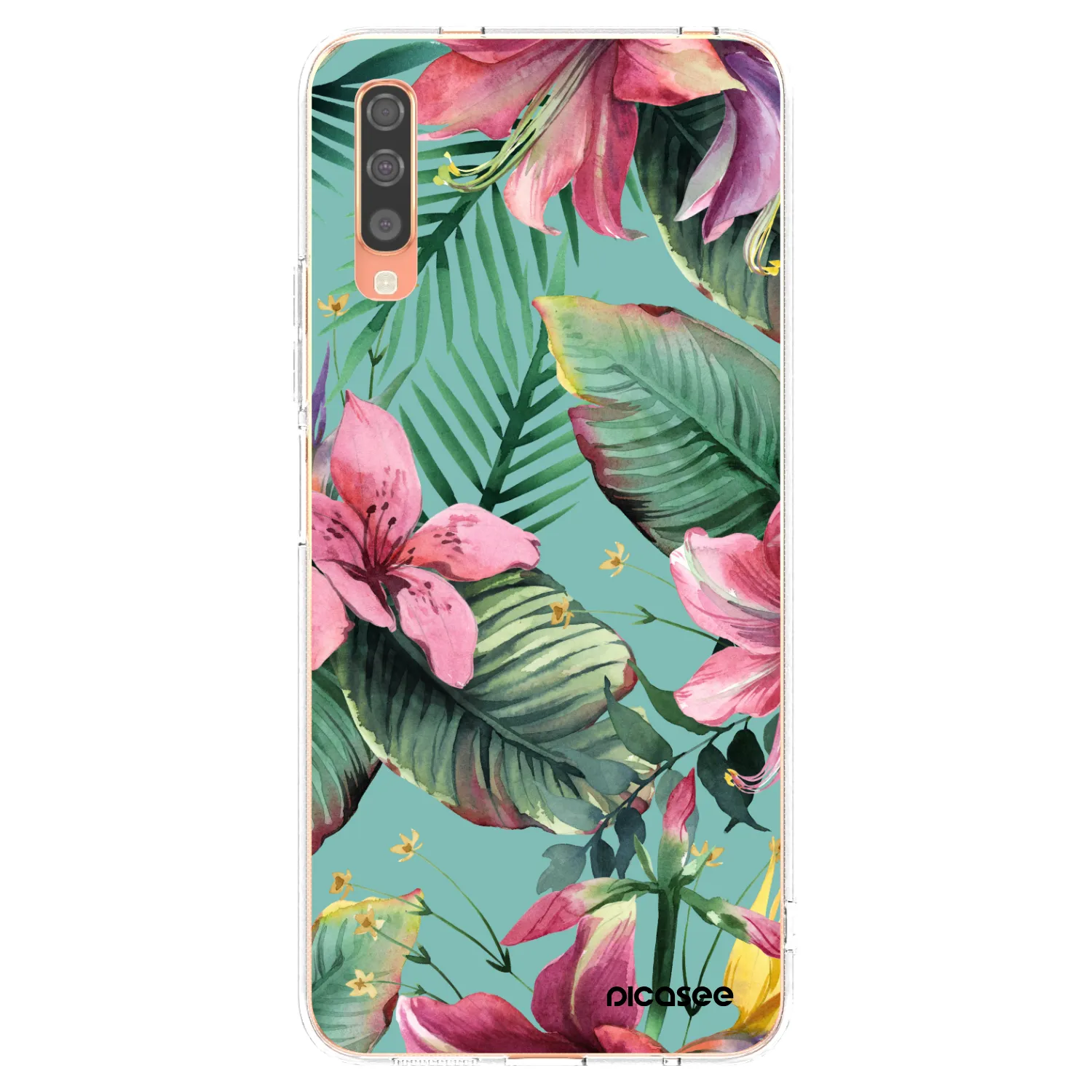 Picasee silikónový prehľadný obal pre Samsung Galaxy A70 A705F - Hawaii