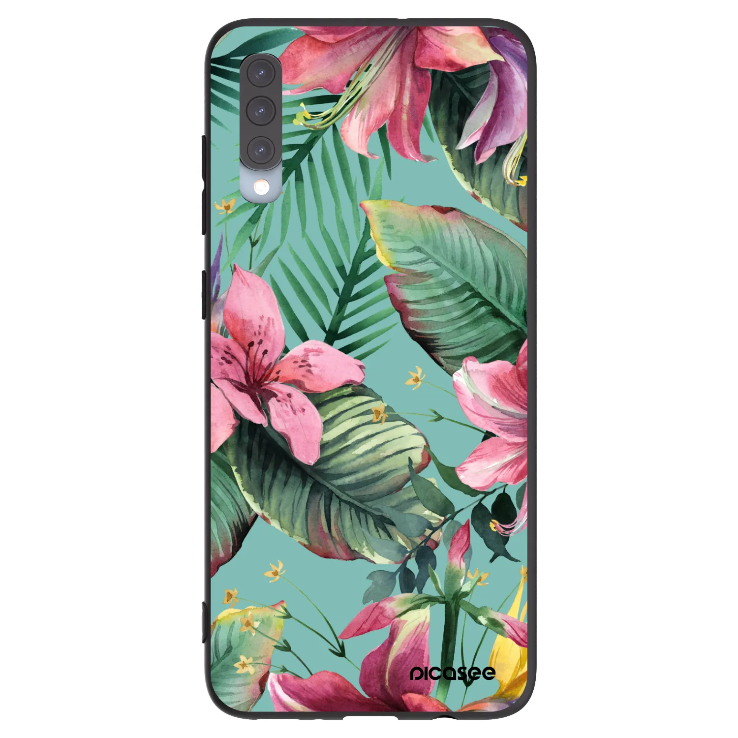 Picasee silikónový čierny obal pre Samsung Galaxy A70 A705F - Hawaii