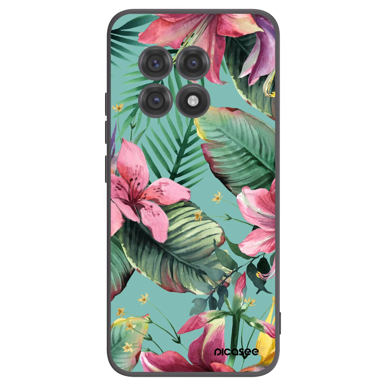 Picasee silikónový čierny obal pre OnePlus 13R 5G - Hawaii