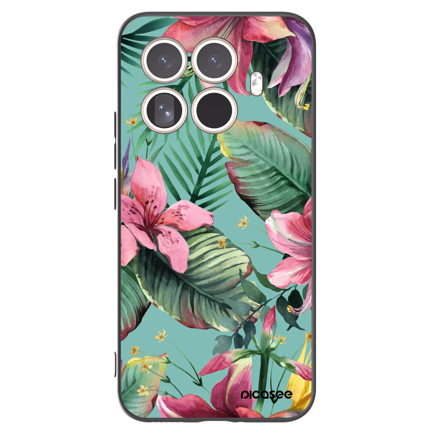 Silikónový čierny obal pre Xiaomi 15T Pro - Hawaii