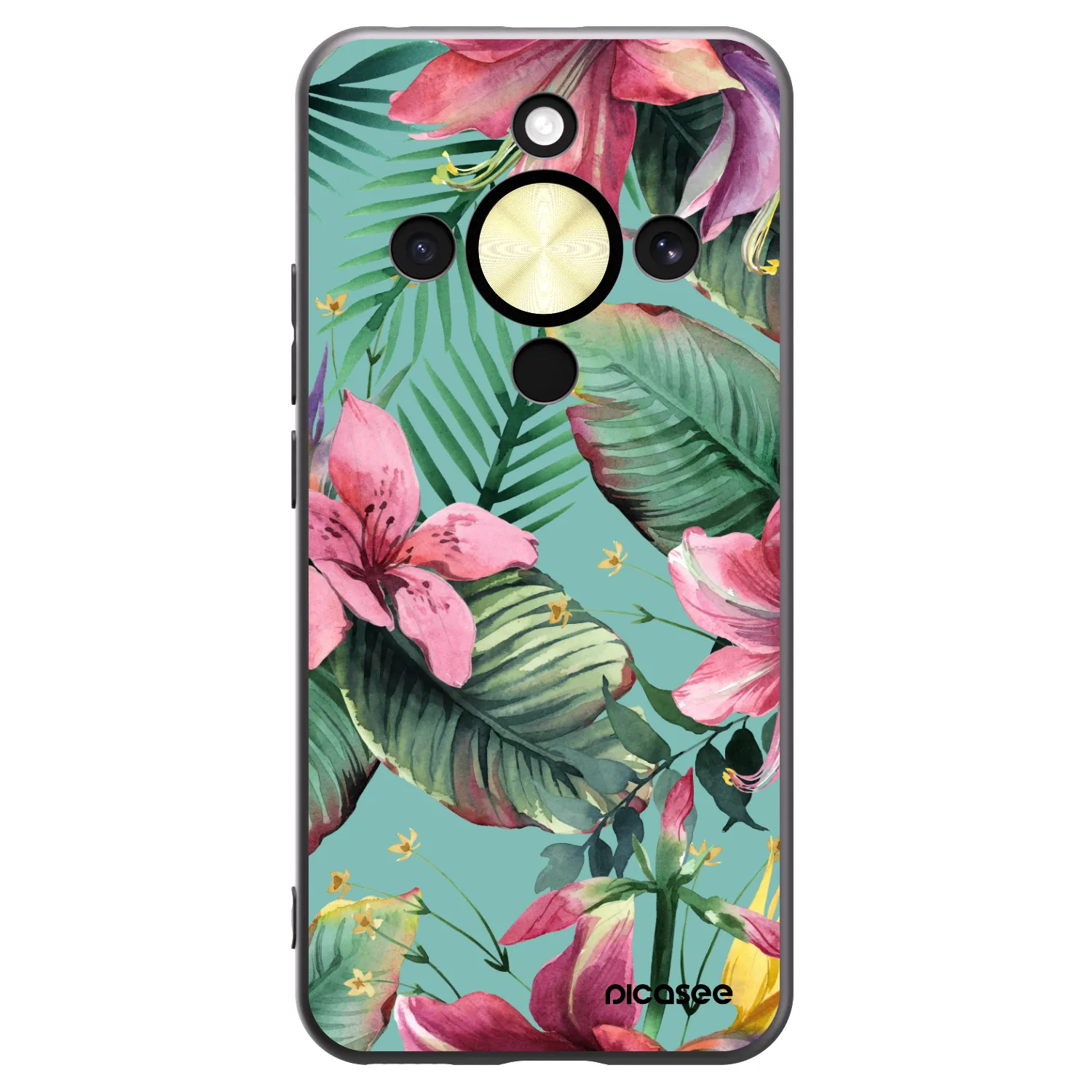 Picasee silikónový čierny obal pre Honor Magic8 Lite 5G - Hawaii