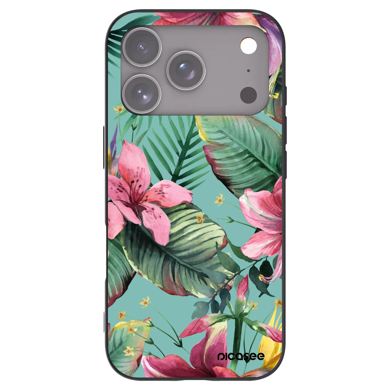 Picasee silikónový čierny obal pre Apple iPhone 18 Pro - Hawaii
