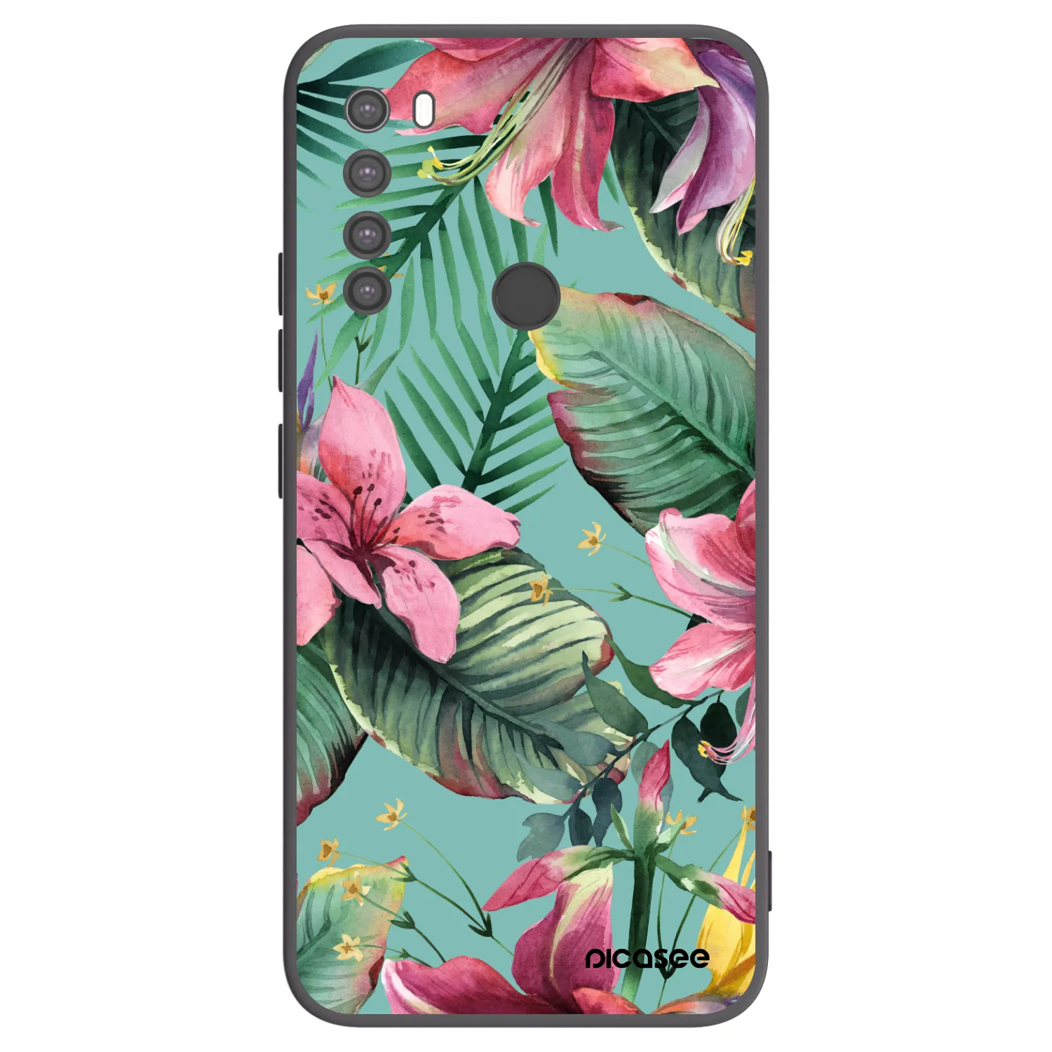 Picasee silikónový čierny obal pre Xiaomi Redmi Note 8 - Hawaii